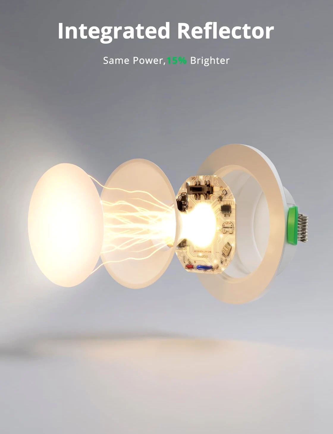 Bojim Możliwość ściemniania wpuszczana lampa punktowa LED, wodoodporna IP44 do łazienki, otwór 68 mm-78 mm, 5 W bardzo płaskie, ciepła biel/neutralna/zimna, zestaw 20 szt