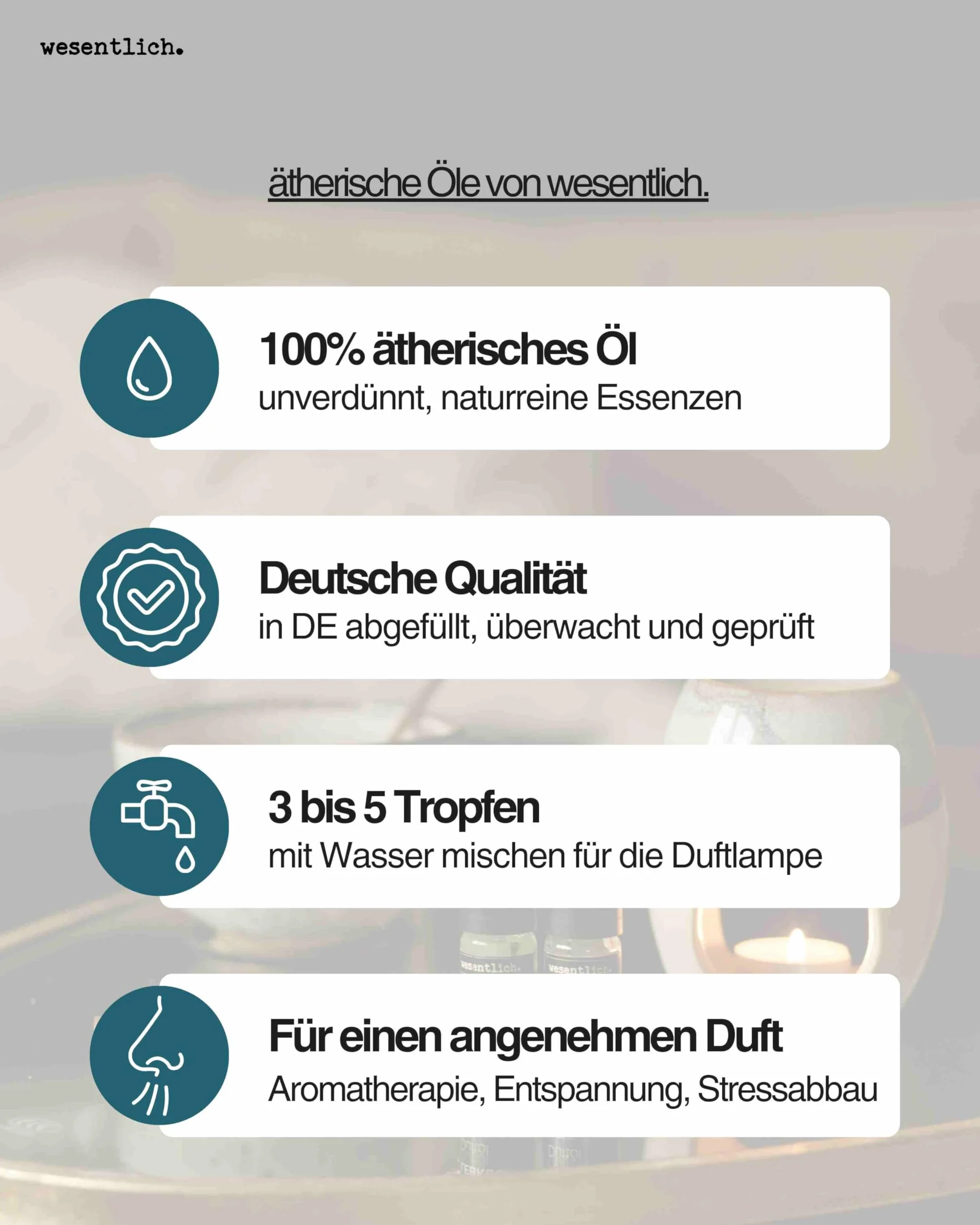Olejek Citronella – czysty olejek eteryczny od wesentlich. – 100% naturalny w szklanej butelce (10 ml)