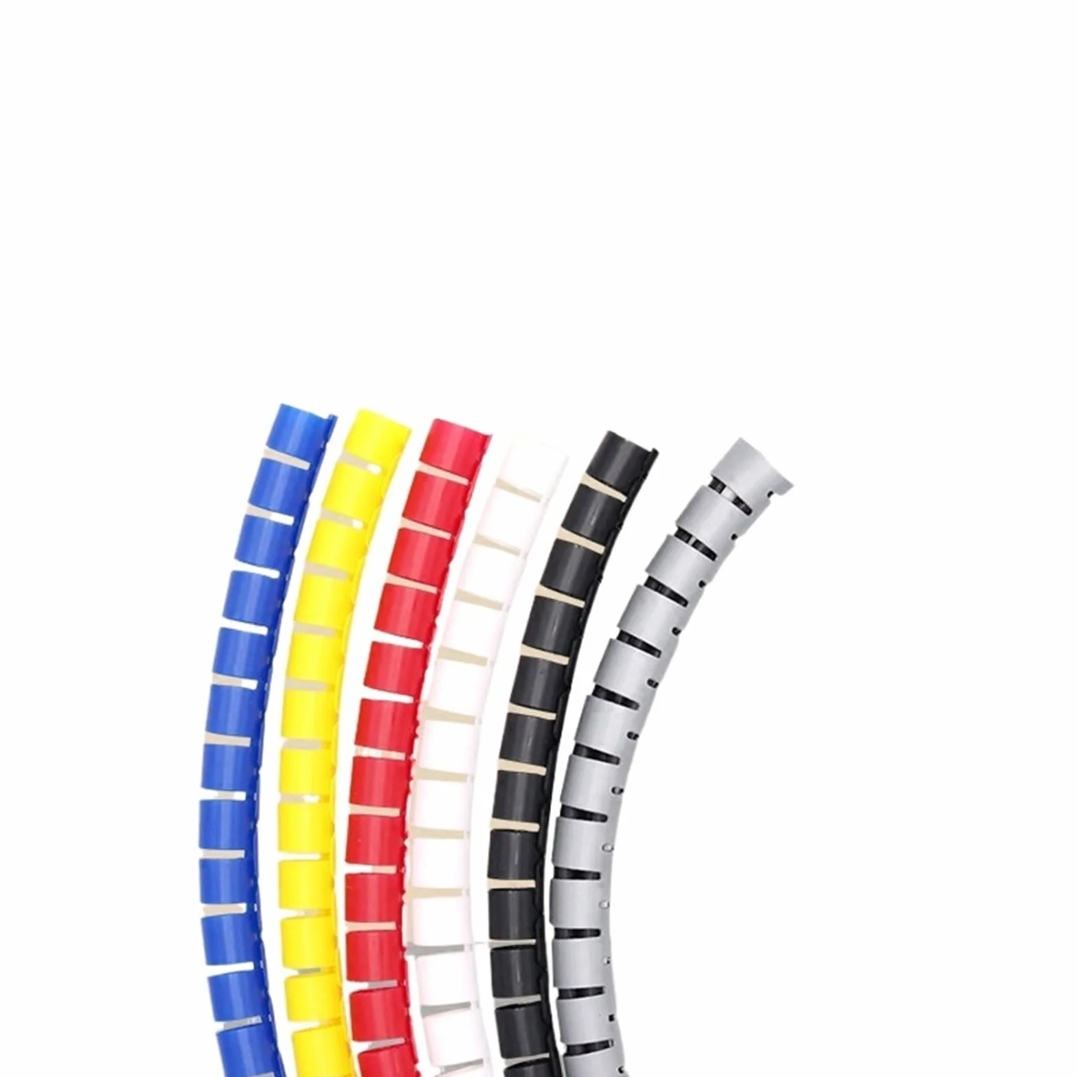 Osłona ochronna kabla, 1 szt. 30mm 35mm średnica rury spiralna linia kablowa spiralny nawijający przewód organizator rur(Blue,30mm 3 Meters)