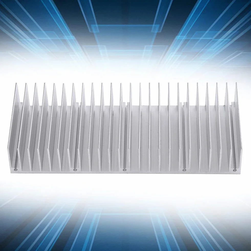 Aluminiowy radiator 150 x 59 x 25 mm 24 zęby zestaw chłodzący Heatsink