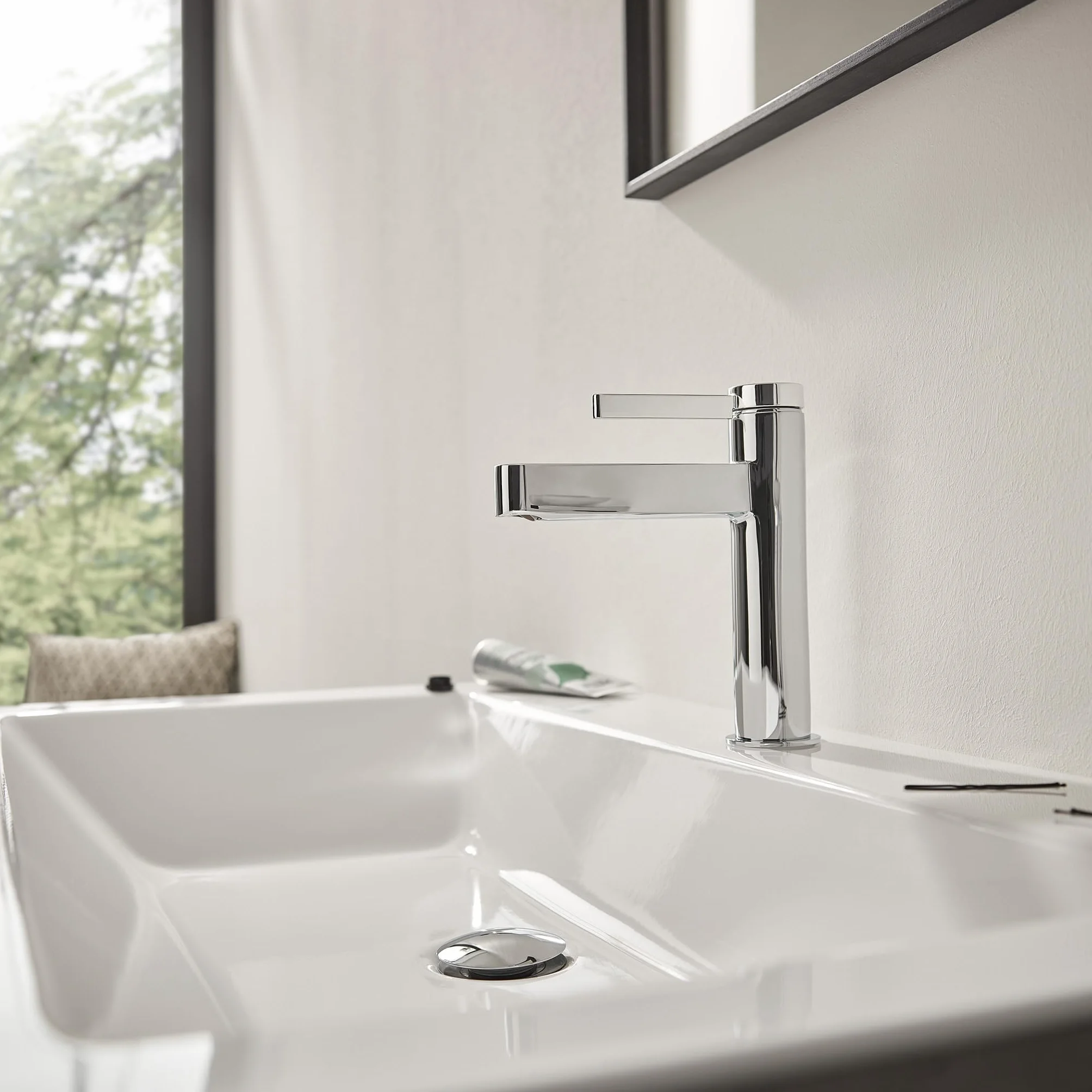 Hansgrohe 50100000 Odpływ do Baterii Umywalkowych i Bidetowych, Chrom, 8.4 x 7.4 x 7.3 cm