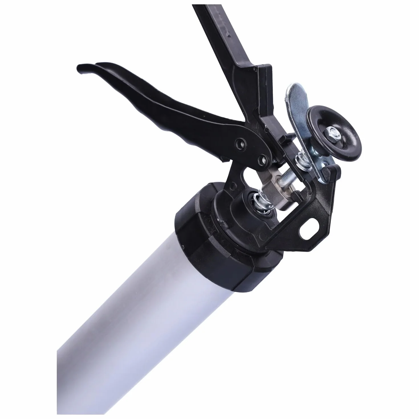ToolSpace Profesjonalny Wyciskacz Pistoletowy 600 ml z Aluminium – Do Kartuszy i Naboi – Do Gęstych Mas, Silikonów, Klejów i Fug – Tłok Hartowany – Antykorozyjny – Ergonomiczny Uchwyt