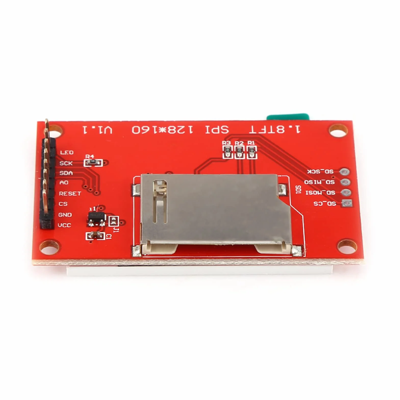 Wyświetlacz LCD ST7735 1,8 Cala 128x160 SPI TFT Moduł 8/16 Bit