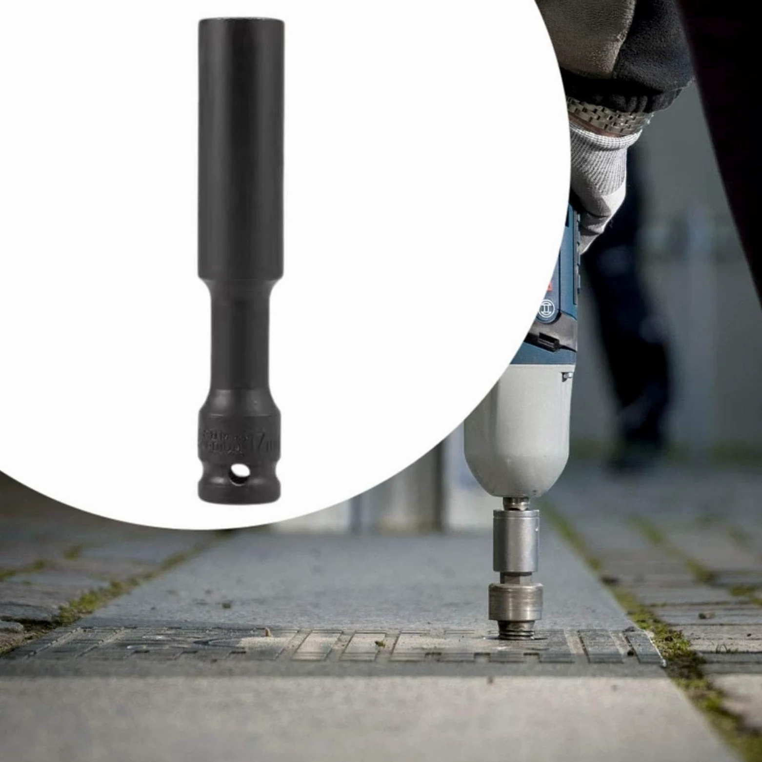 Klucz nastawny ze stali nierdzewnej, klucze nastawne szczękowe, zestaw kluczy elektrycznych z gniazdem sześciokątnym 1/2" do konserwacji samochodu, 14 mm