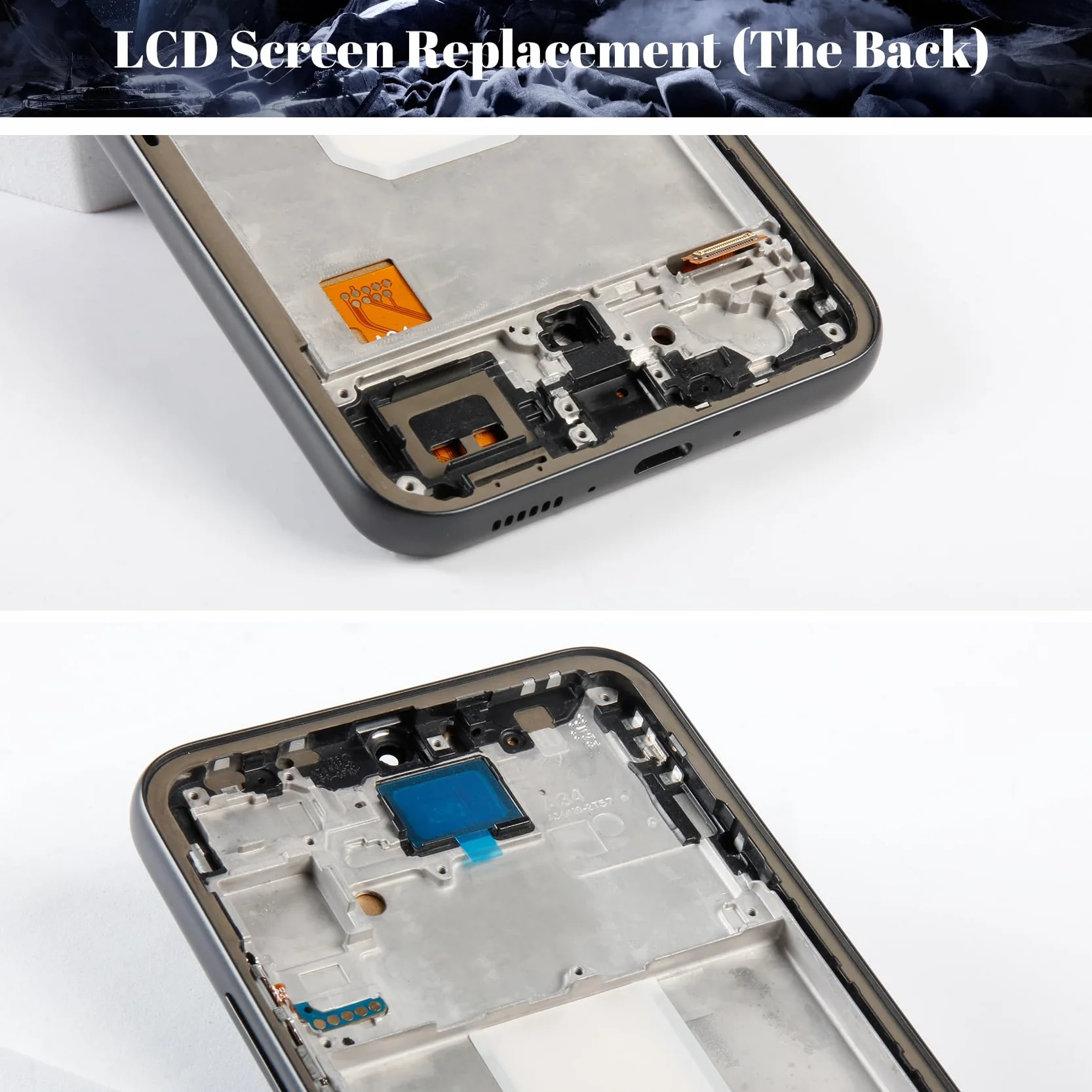 Wyświetlacz LCD do Samsung Galaxy A34 5G A346 czarny z ramką