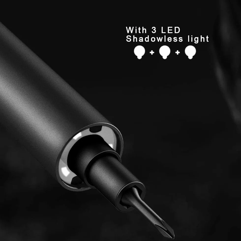 Wowstick 1F Pro 69 w 1 wkrętarka akumulatorowa, podwójny tryb ładowarki litowo-jonowej, śrubokręt LED