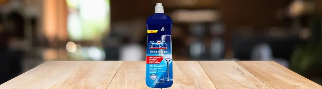 Finish Płyn nabłyszczający i nabłyszczający – do promiennych i suchych naczyń bez plam z wody – megapak o pojemności 800 ml