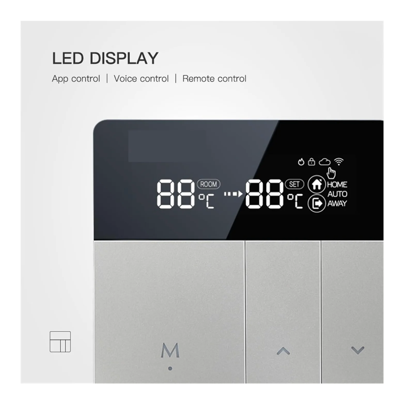 Termostat cyfrowy, Inteligentny termostat, regulator temperatury do wody w domu Elektryczny podłogowy kocioł gazowy Ogrzewanie Praca z APP(Smart Thermostat)