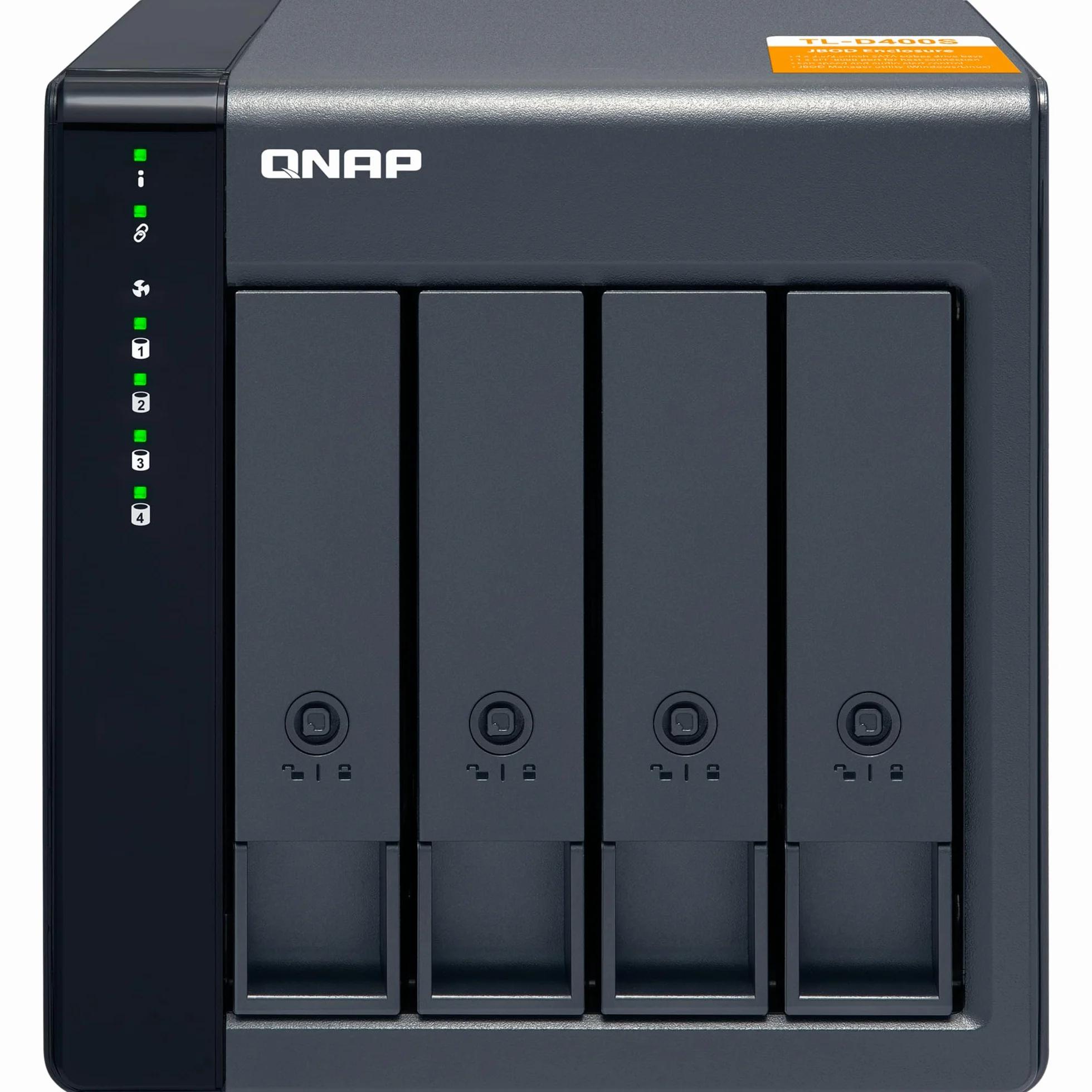 QNAP 4-bay desktop SATA JBOD expansion unit