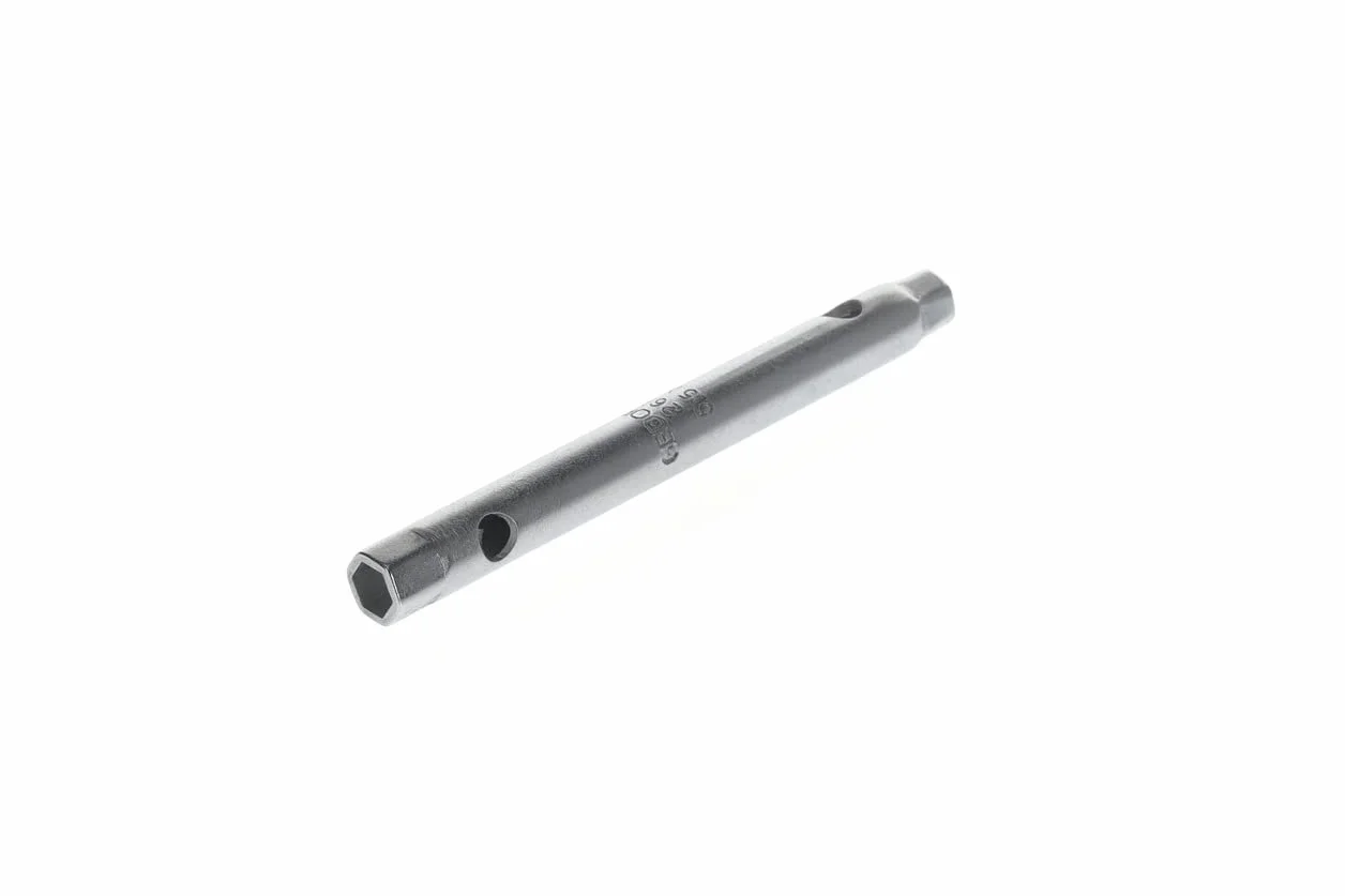 GEDORE Klucz nasadowy podwójny, 5,5 + 7 mm, 6-kątny, długość 105 mm, narzędzie do nakrętek samochodowych, 26 R 5,5 x 7, stal chromowana
