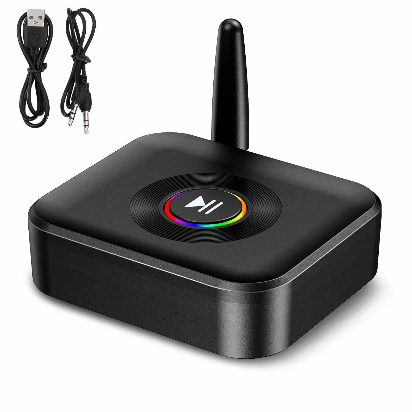 odbiornik Bluetooth 5.1, odbiornik, bezprzewodowy adapter audio 2 w 1, z optycznym koncentrycznym złączem AUX 3,5 mm RCA AUX, do samochodowego zestawu stereo, wzmacniacza