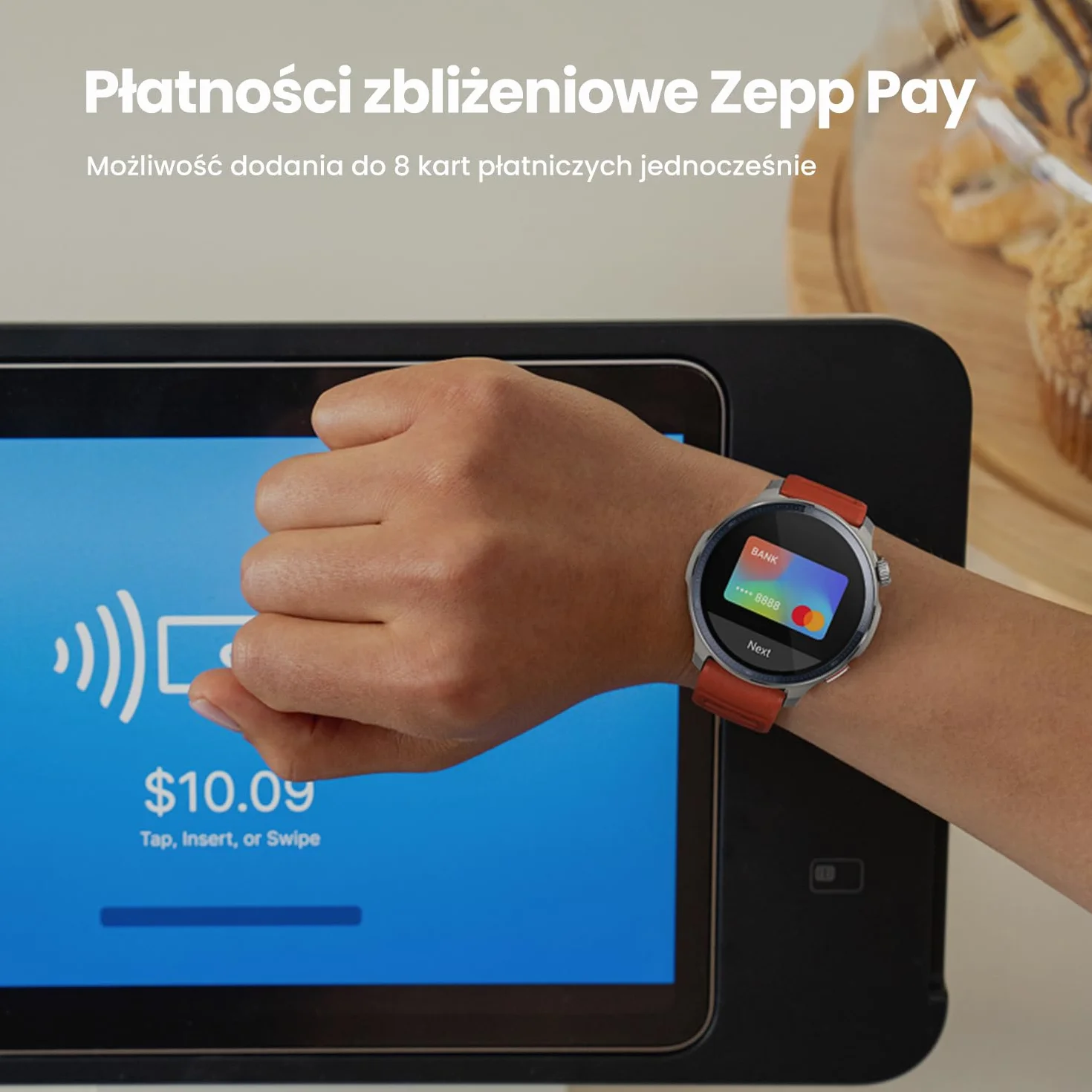 Amazfit Balance 2 Smartwatch 47 mm AMOLED Szkło Szafirowe Dual GPS 21 dni baterii