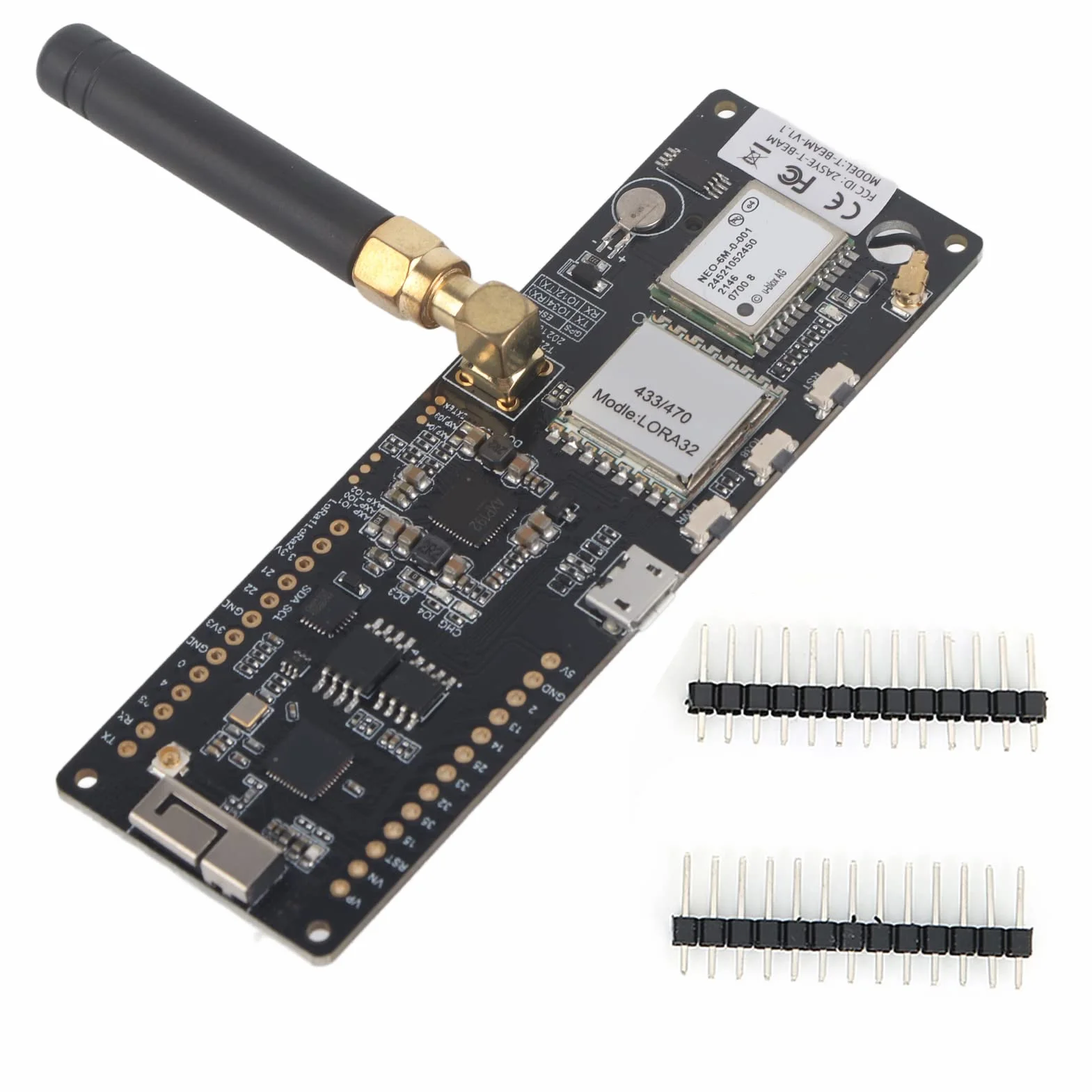 ERP32 bezprzewodowa płytka modułu WiFi, do TTGO T-Beam ESP32 LoRa 433 MHz bezprzewodowa płyta modułu GPS REV1 z podstawą baterii
