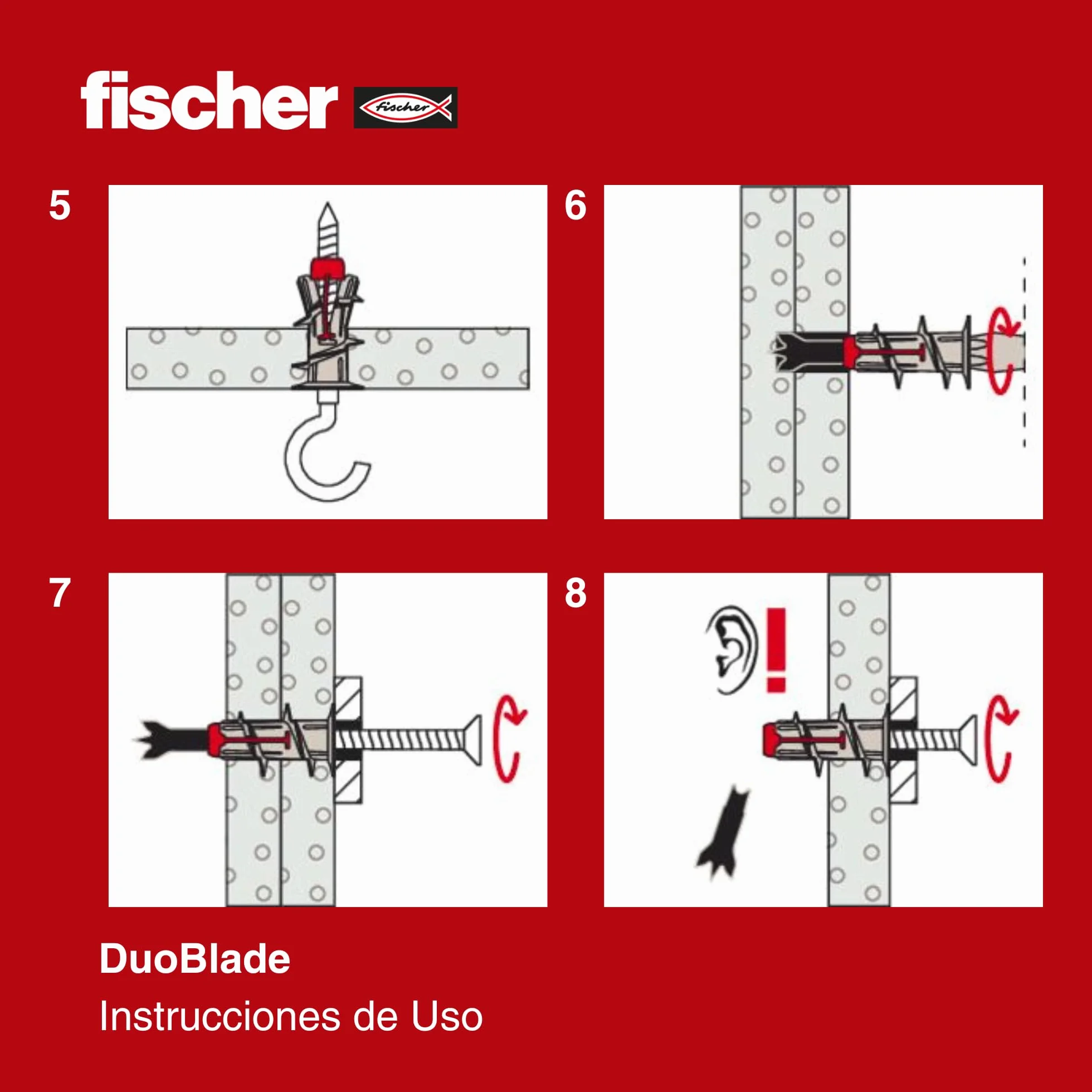 Fischer Duoblade S 545676 Kołki, Wielokolorowy, 25 sztuk