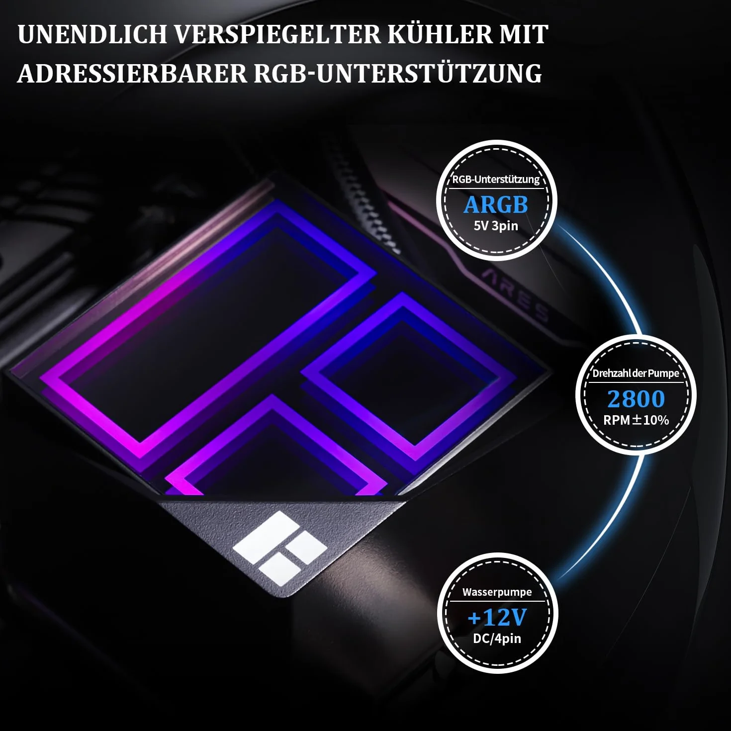 Thermalright Frozen Infinity 360 BLACK chłodnica wody do procesora 360 Aio, 360mm Aio, potrójny wentylator TL-M12 PWM, do AM4/AM5, Intel LGA1851/1700/1150/1151/2011