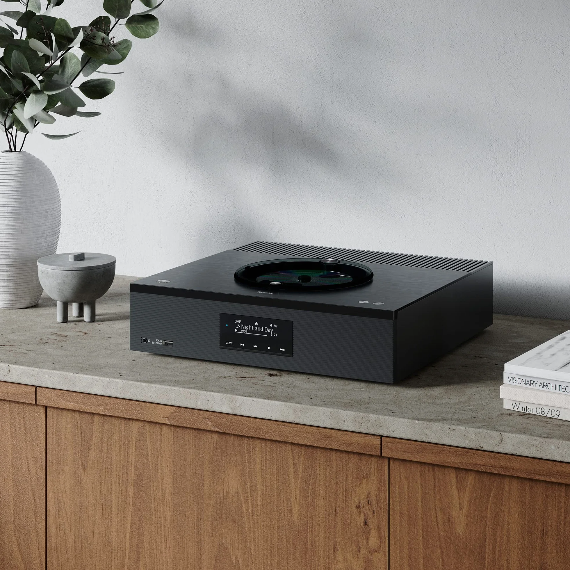 Technics SA-C100 Odbiornik Sieciowy CD Czarny