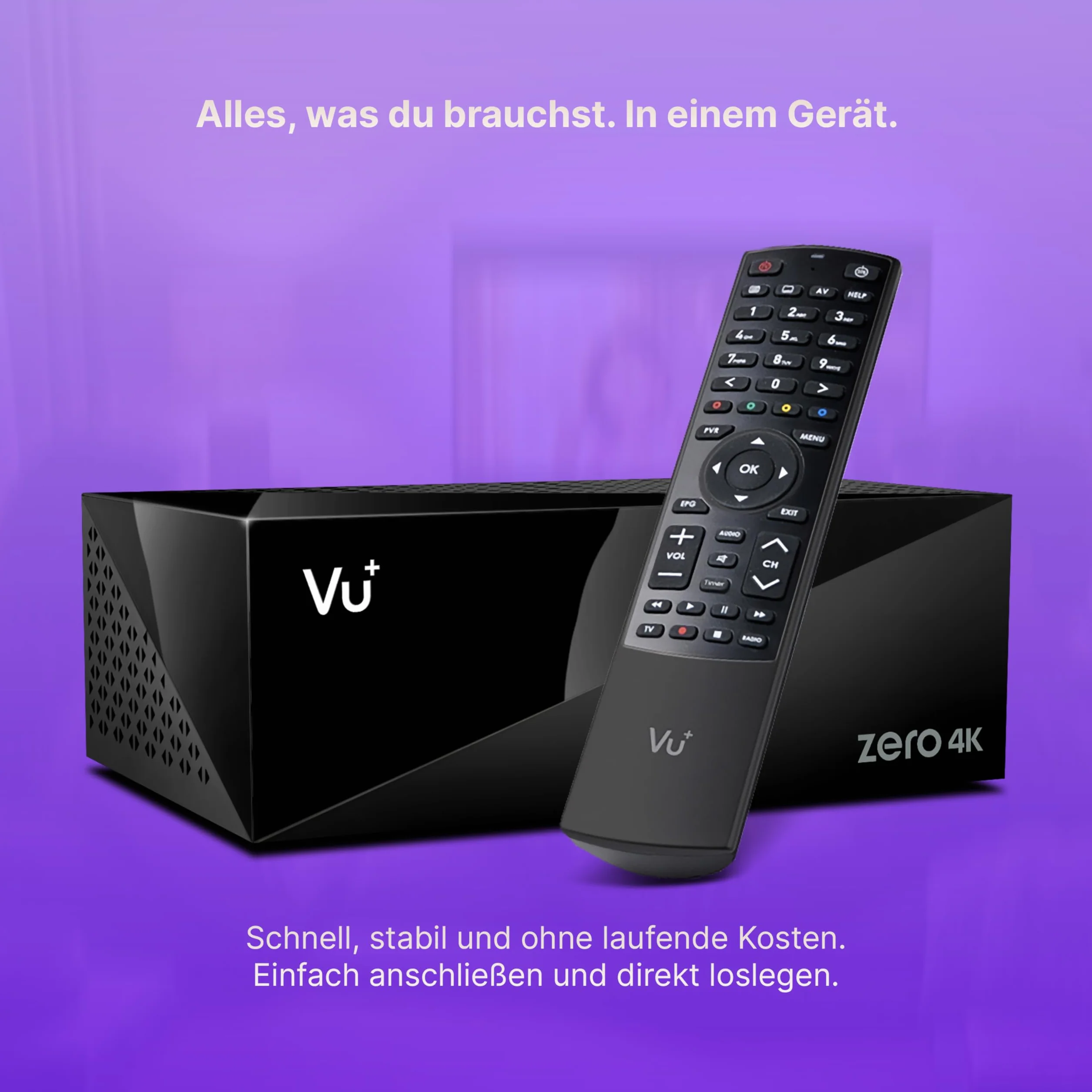 VU+ Zero 4K Odbiornik Satelitarny DVB-C/T2