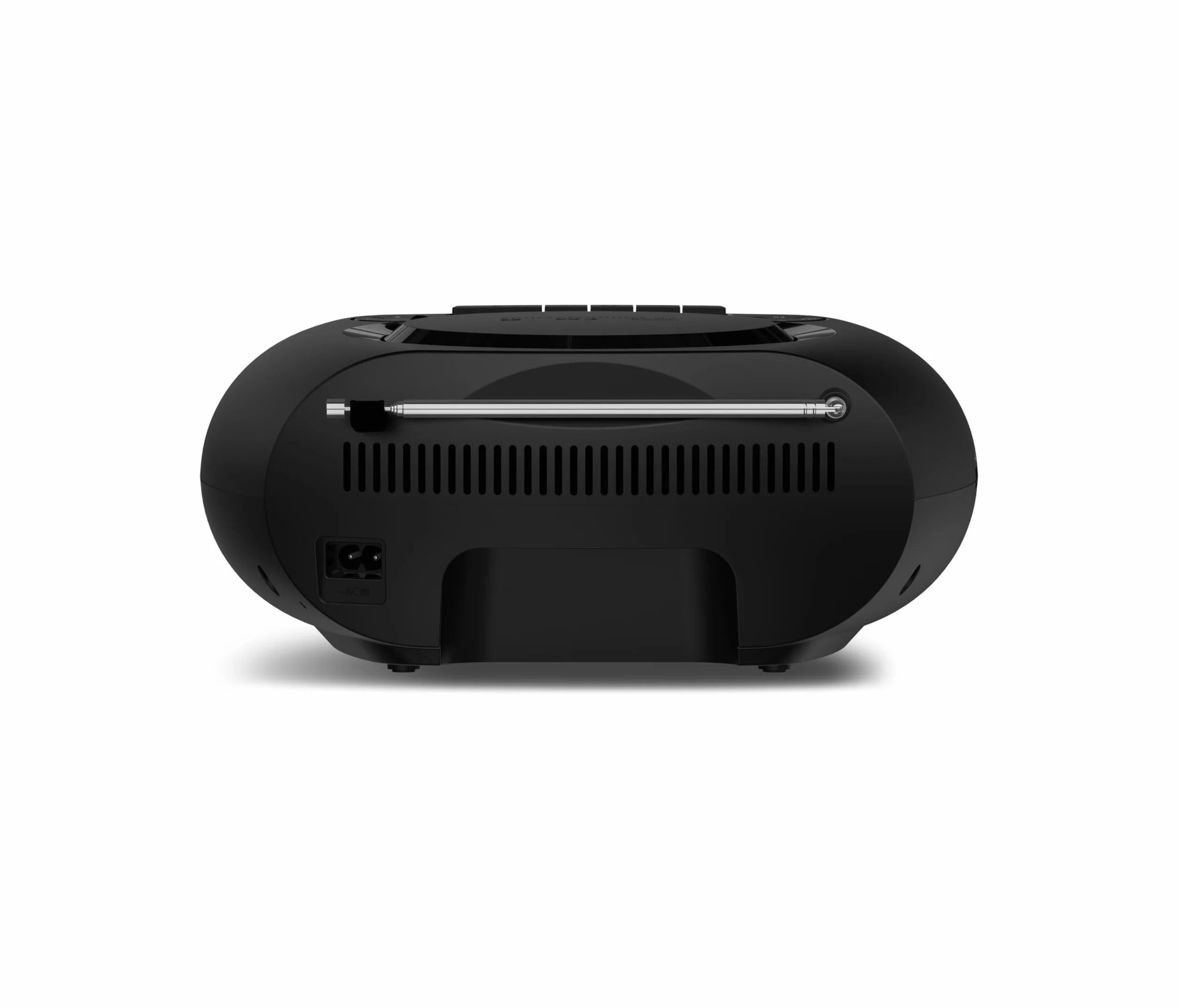 Philips TAZ2200 Przenośny radioodtwarzacz CD i kasetowy z radiem FM, Bluetooth 6.0, odtwarzanie USB, wejście audio, Dynamic Bass Boost, głośniki stereo 6W, zasilanie AC/bateryjne, uchwyt – srebrny