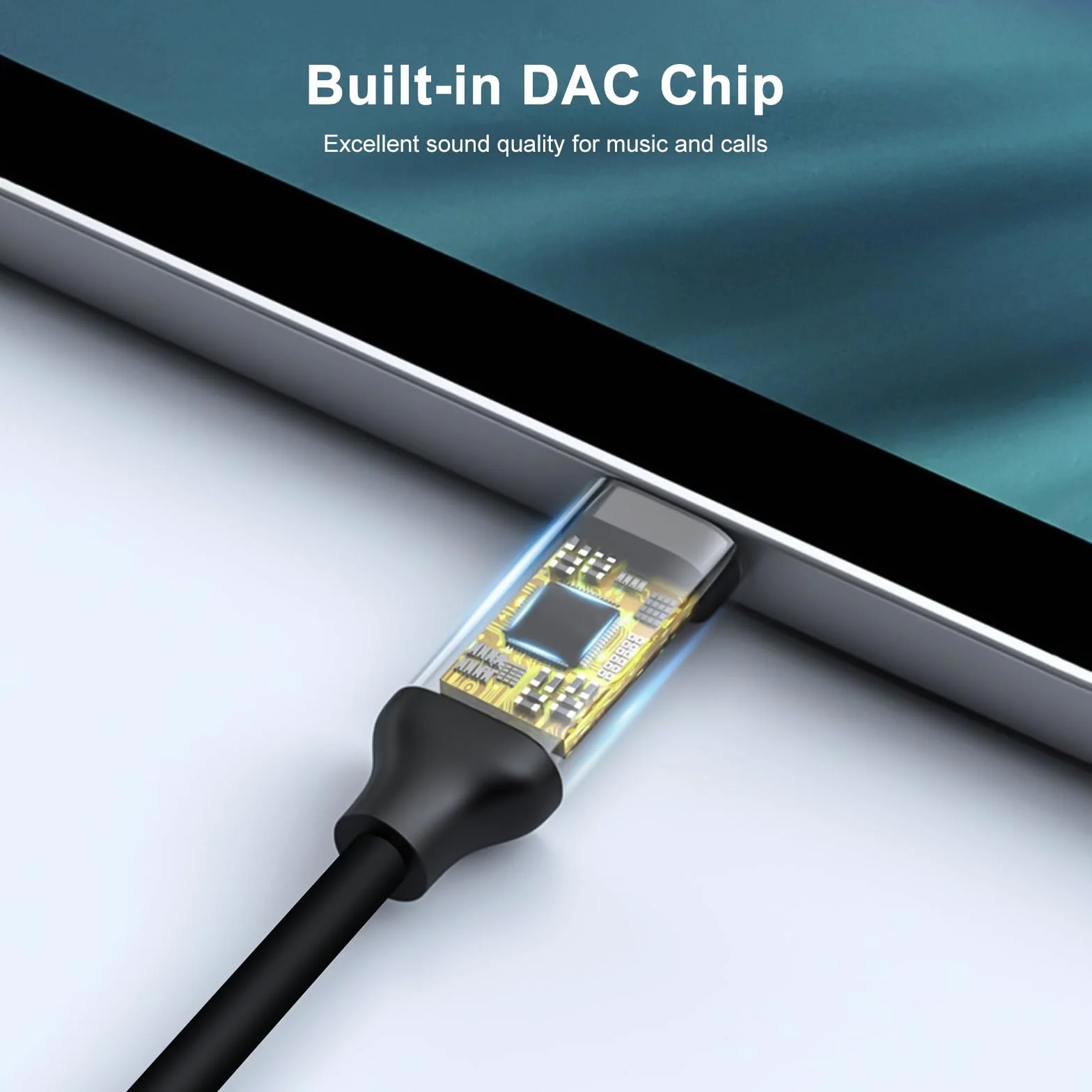 Adapter USB C na 3,5 mm gniazdo słuchawkowe (2 sztuki), adapter do słuchawek AUX na USB C na 3,5 mm, adapter AUX kompatybilny z Samsung Galaxy, iPad Pro, MacBookiem (czarny)