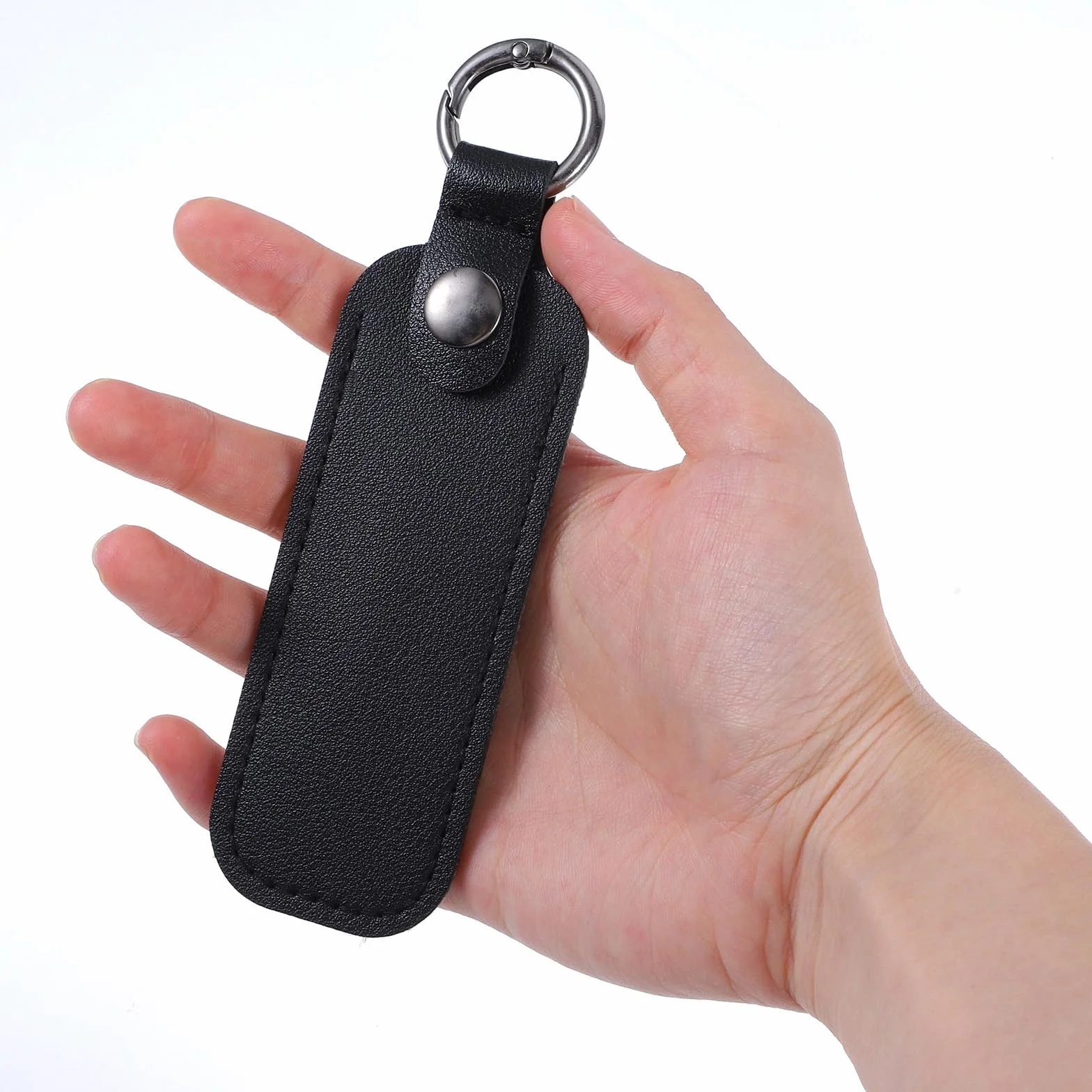 Skórzane etui na pendrive USB z brelokiem 6 sztuk
