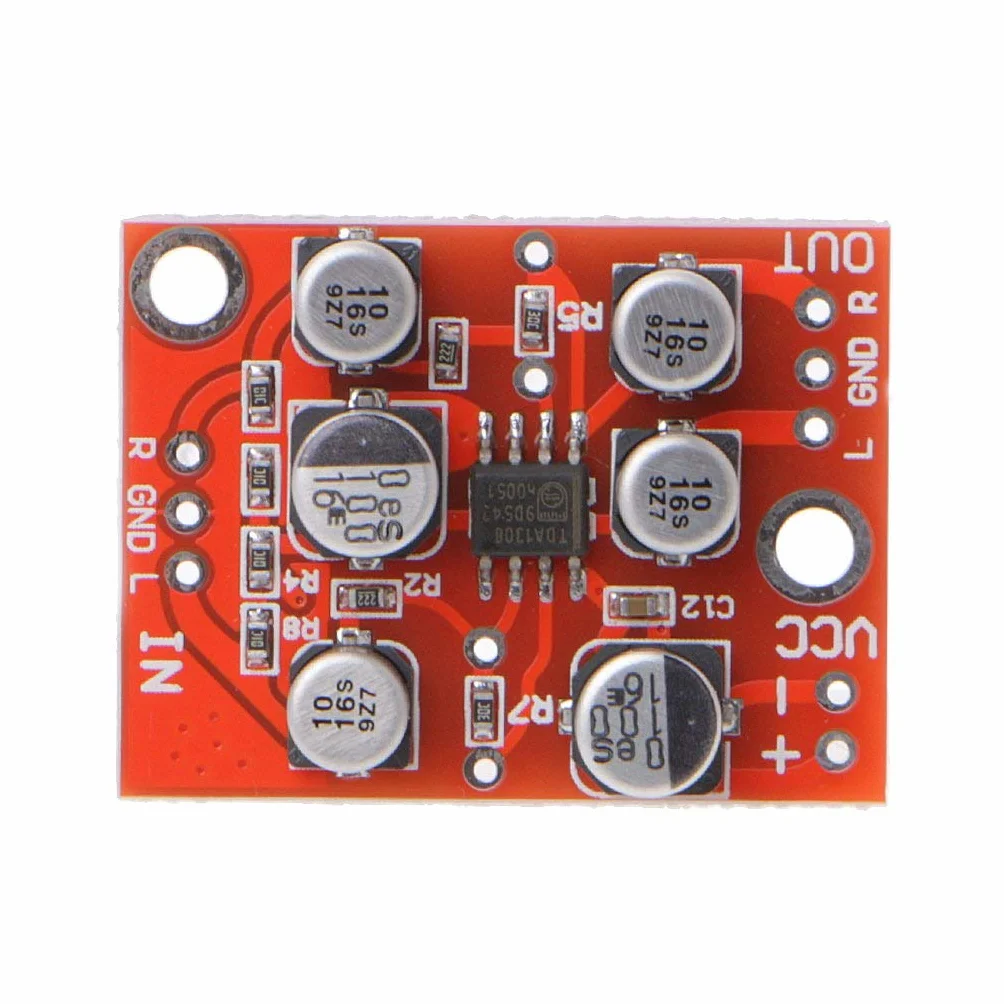 DollaTek DC 5 V-15 V 6 V 12 V AD828 OP p?yta przedwzmacniacza stereo d?wi?k modu? przedwzmacniacza