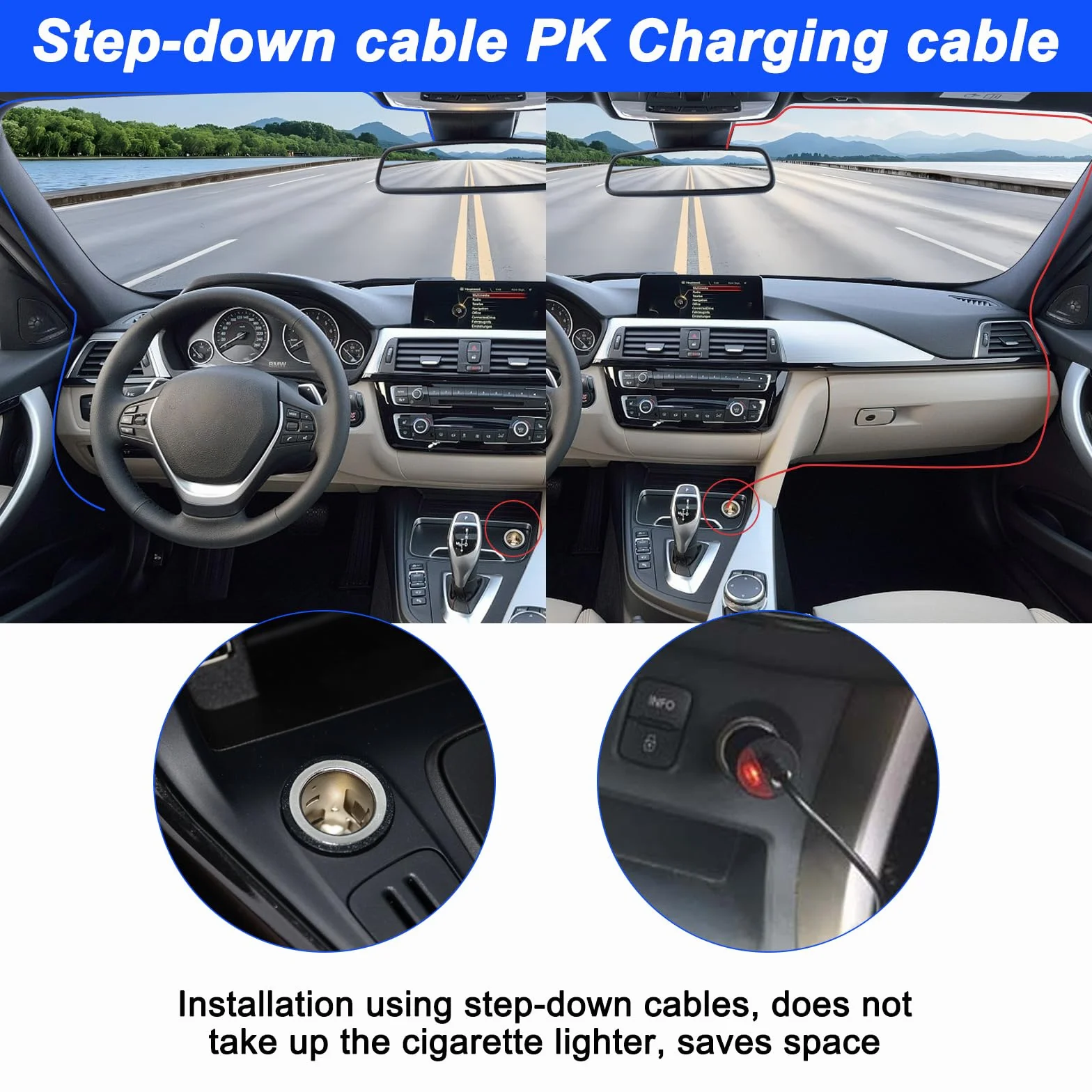 XMSJSIY RJ11 zestaw detektorów radarowych Hardwire Kit bezpośrednie okablowanie zestaw detektorów radarowych szybkie połączenie do lokalizatora GPS z 4 kranami zabezpieczającymi, kablem zasilającym i