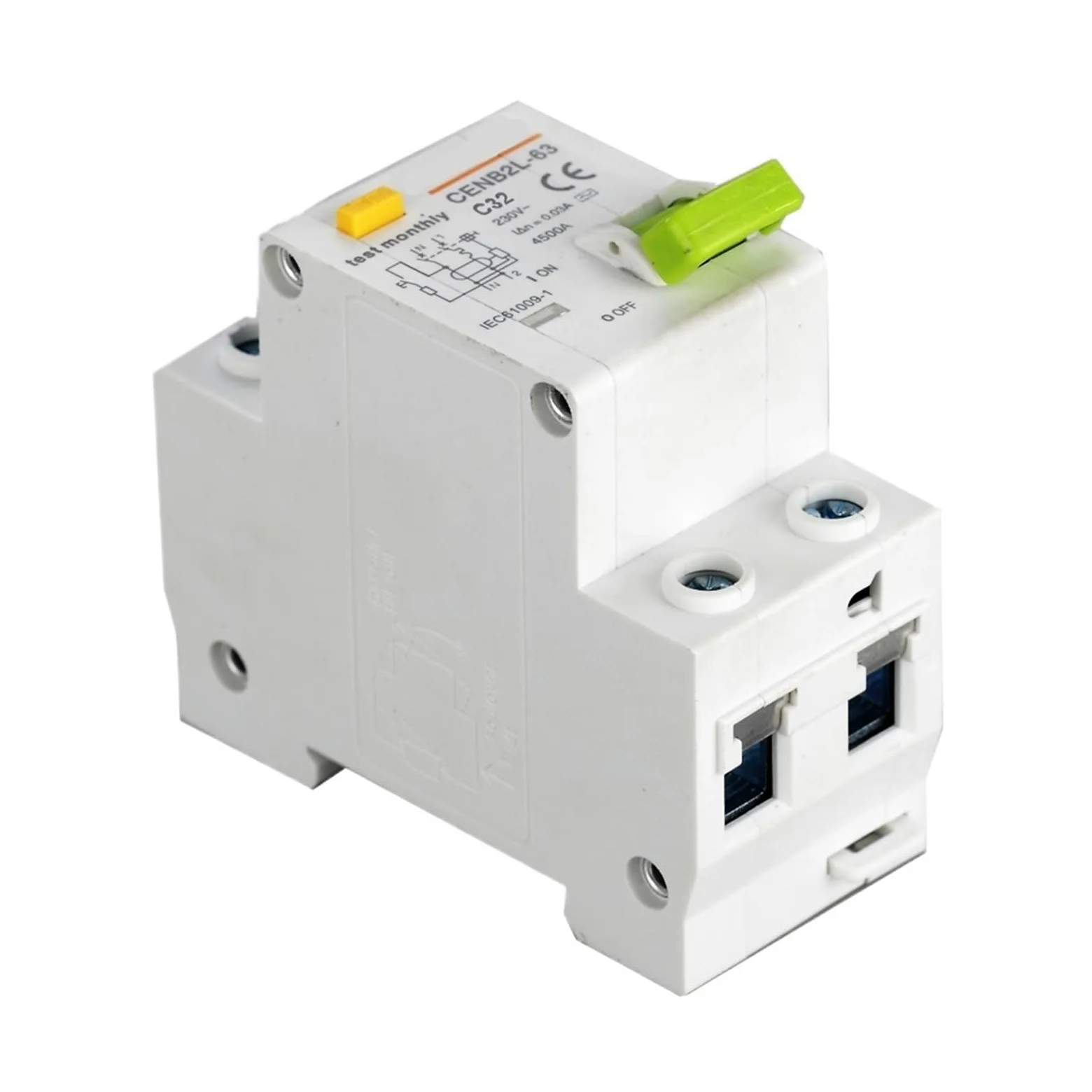 Wyłącznik automatyczny, Wyłącznik różnicowoprądowy różnicowoprądowy DPNL1P+N 10A16A 25A 32A 40A 50A 63A 230V~ 50HZ/60HZ(40A)
