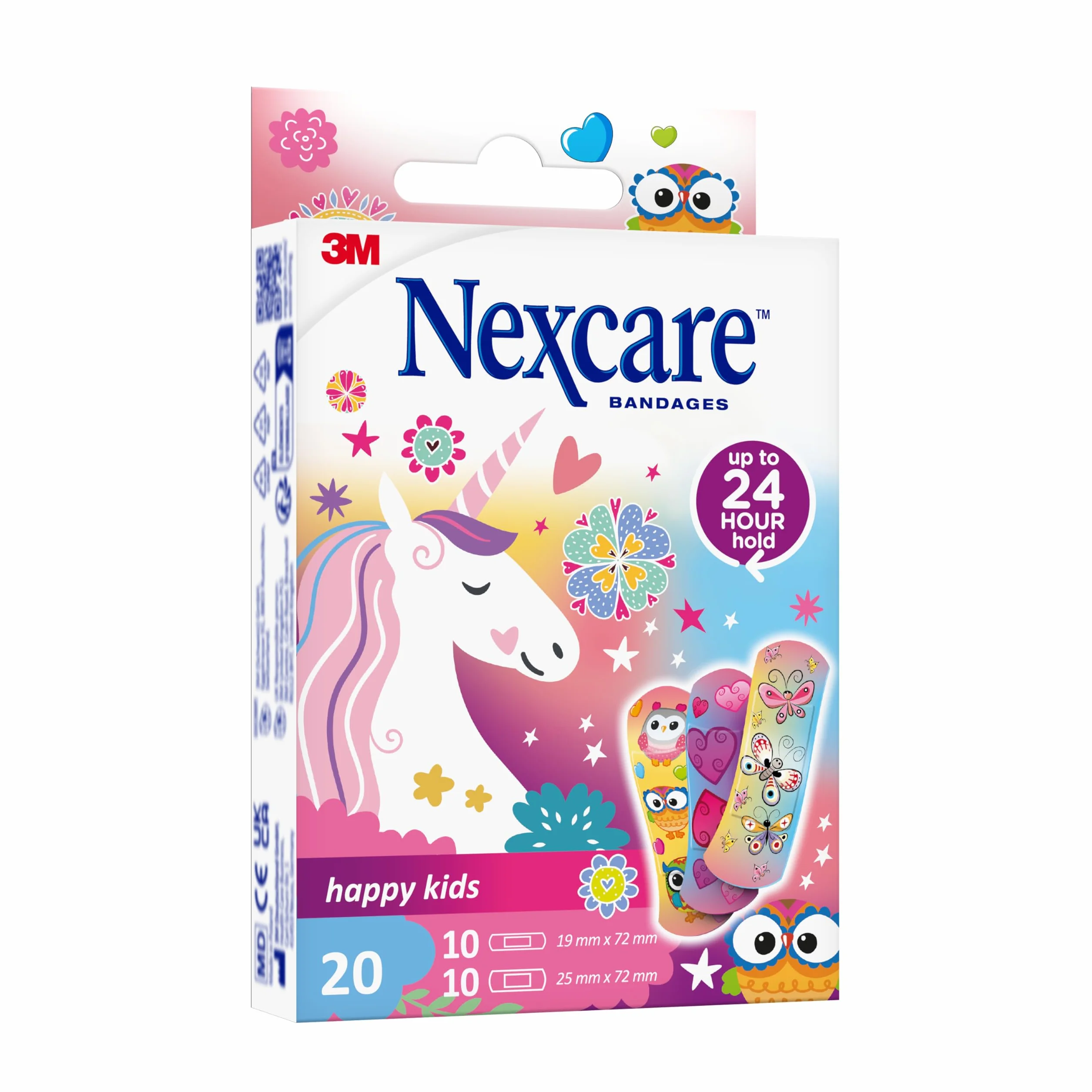 Nexcare Happy Kids Magic Różne paski, 20 sztuk