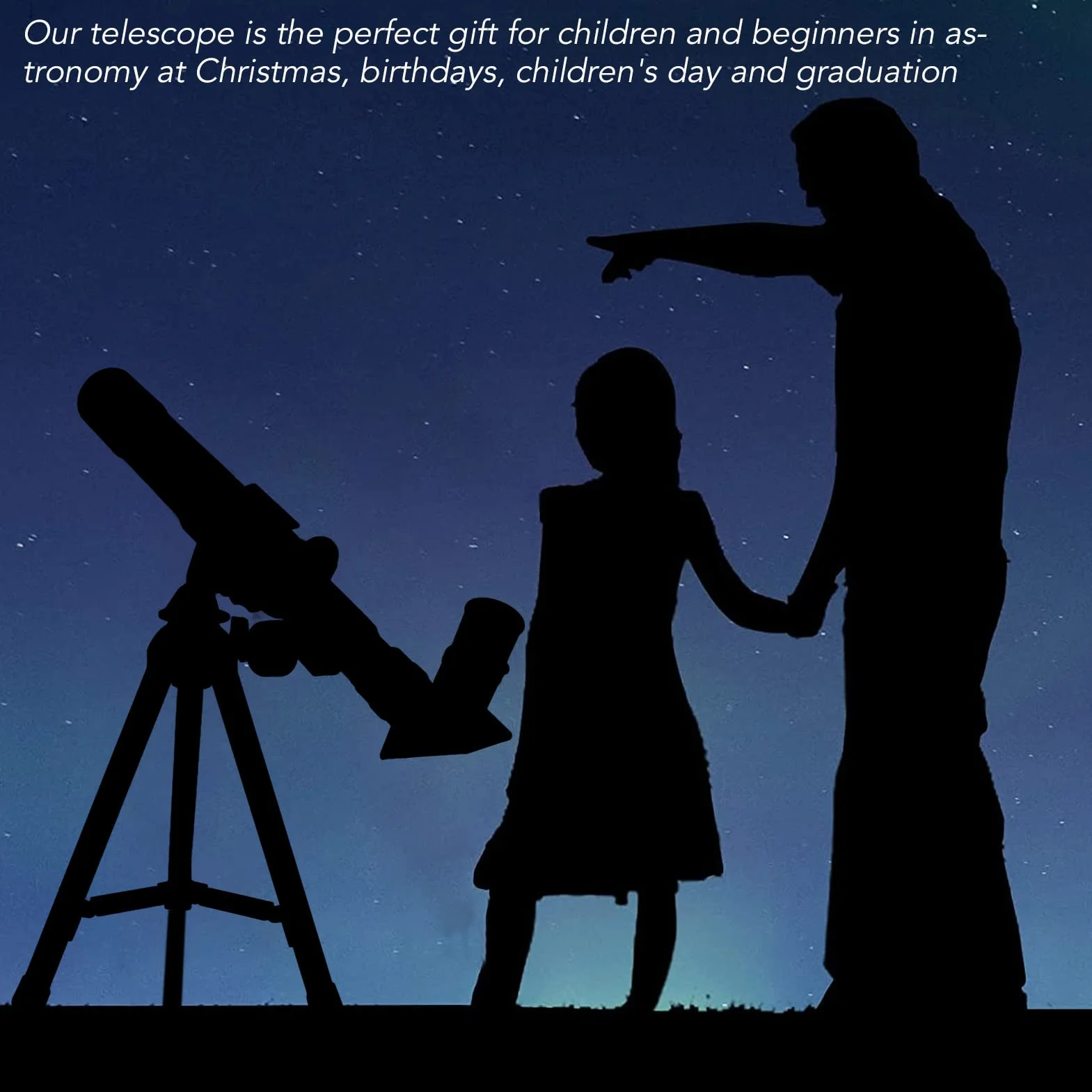 Teleskop Astronomiczny Refraktora 40mm 400mm Przenośny dla Dorosłych Dzieci