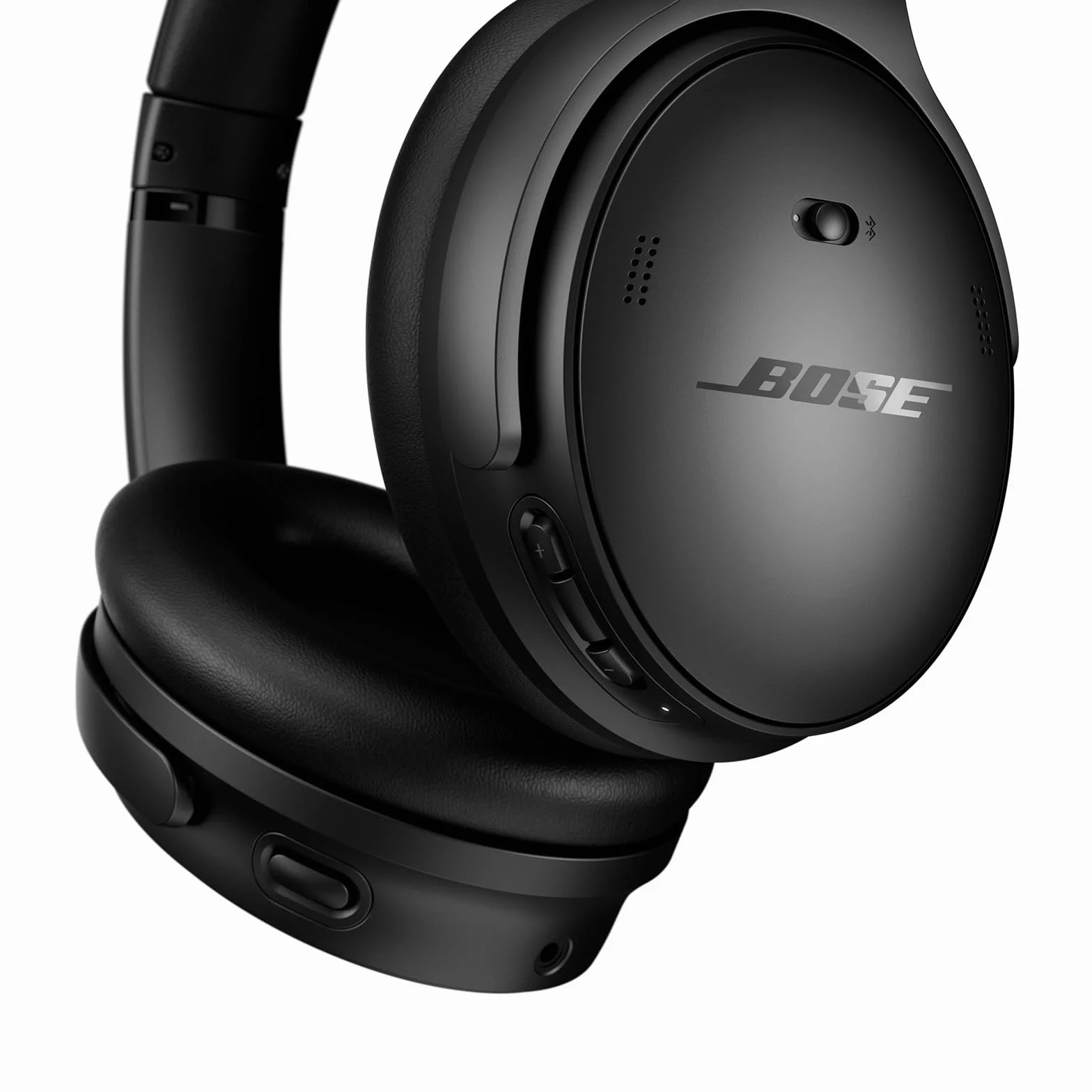 Bose QuietComfort SC Słuchawki bezprzewodowe z redukcją szumów, słuchawki nauszne Bluetooth z 24-godzinną pracą baterii, z Miękkim Futerał, czarny
