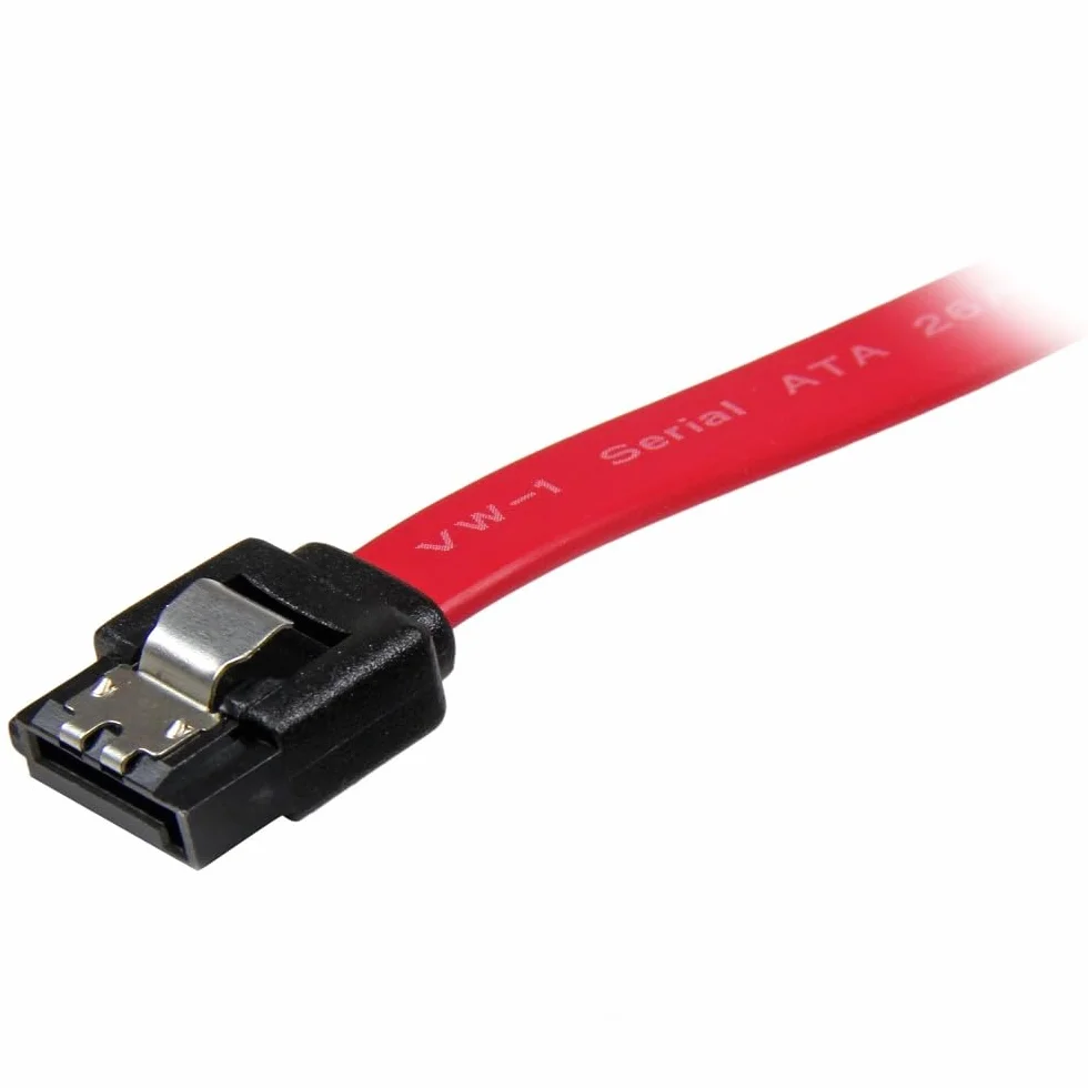 StarTech.com Zatrzaskowy kabel SATA Serial ATA 150/300/600 15 cm czerwony LSATA6