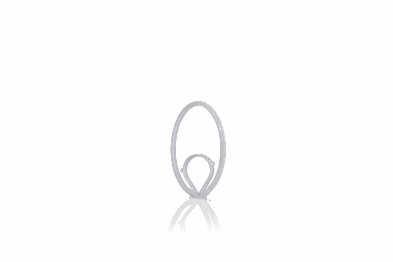 f-tronic 7410003 Klipsy Mocujące do Rur Kabli FClip, Biały, 50 Sztuk