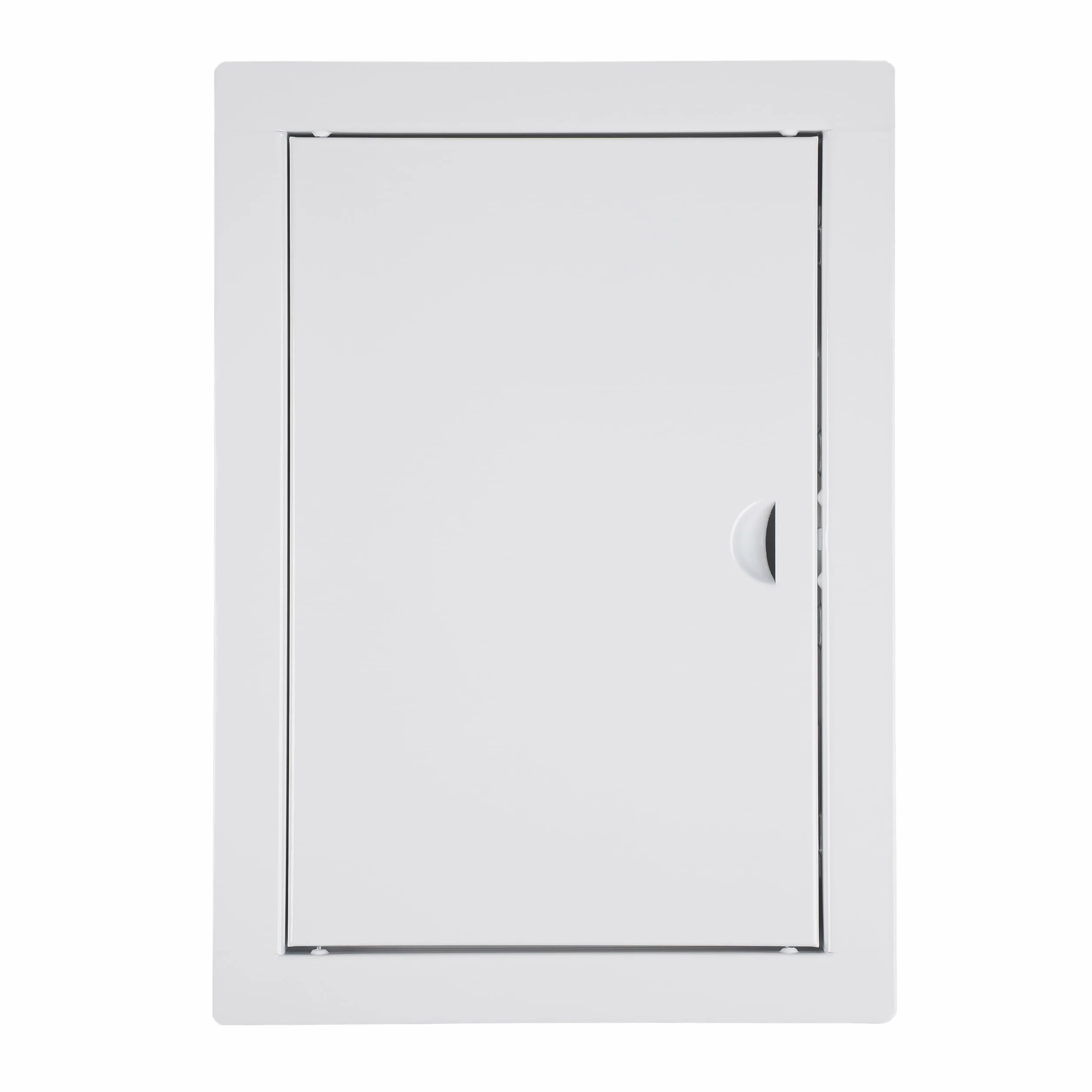 ADGO - Drzwiczki rewizyjne 15x20, Klapa Rewizyjna, Wyczystka Maskująca, Klapa Serwisowa do kontroli, Metalowa, Montaż Poziomy i Pionowy - Biały, na Zatrzask