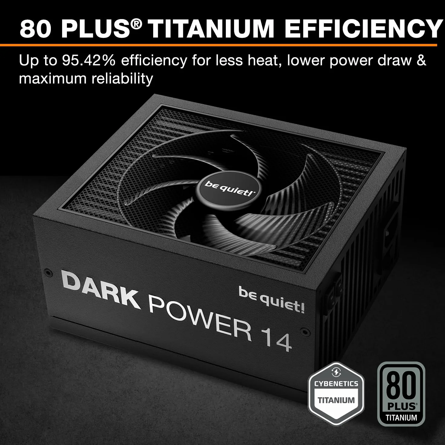 be quiet! Dark Power 14 850 W ATX 3.1 80 Plus Titanium modułowy zasilacz PCIe 5.1 PCIe 5.0 PCIe 4.0