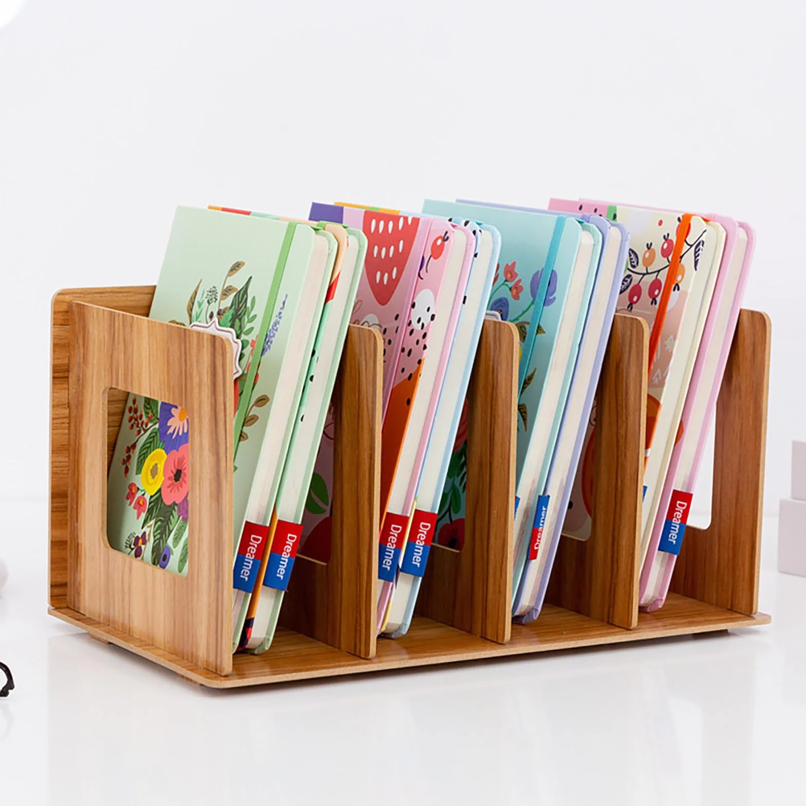 Stojak na płyty CD DVD 2 szt. regał na książki organizer na stół