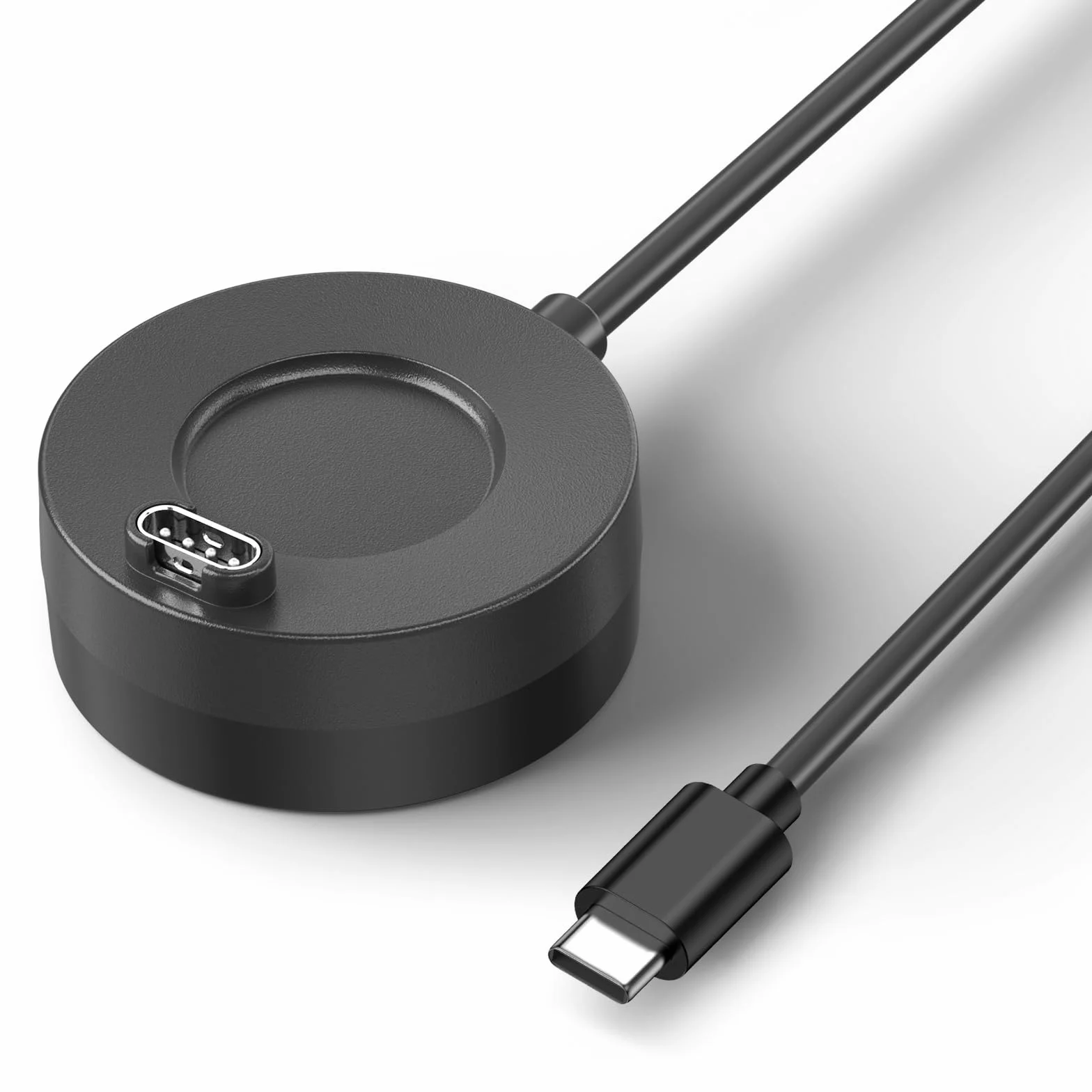 Oumida Kabel do ładowania do Garmin Venu 2 Plus/Sq/Sq 2 Music/Vivoactive 3, ładowarka, USB C, kabel synchronizacji danych do Garmin Fenix 7/6/5 (czarny)