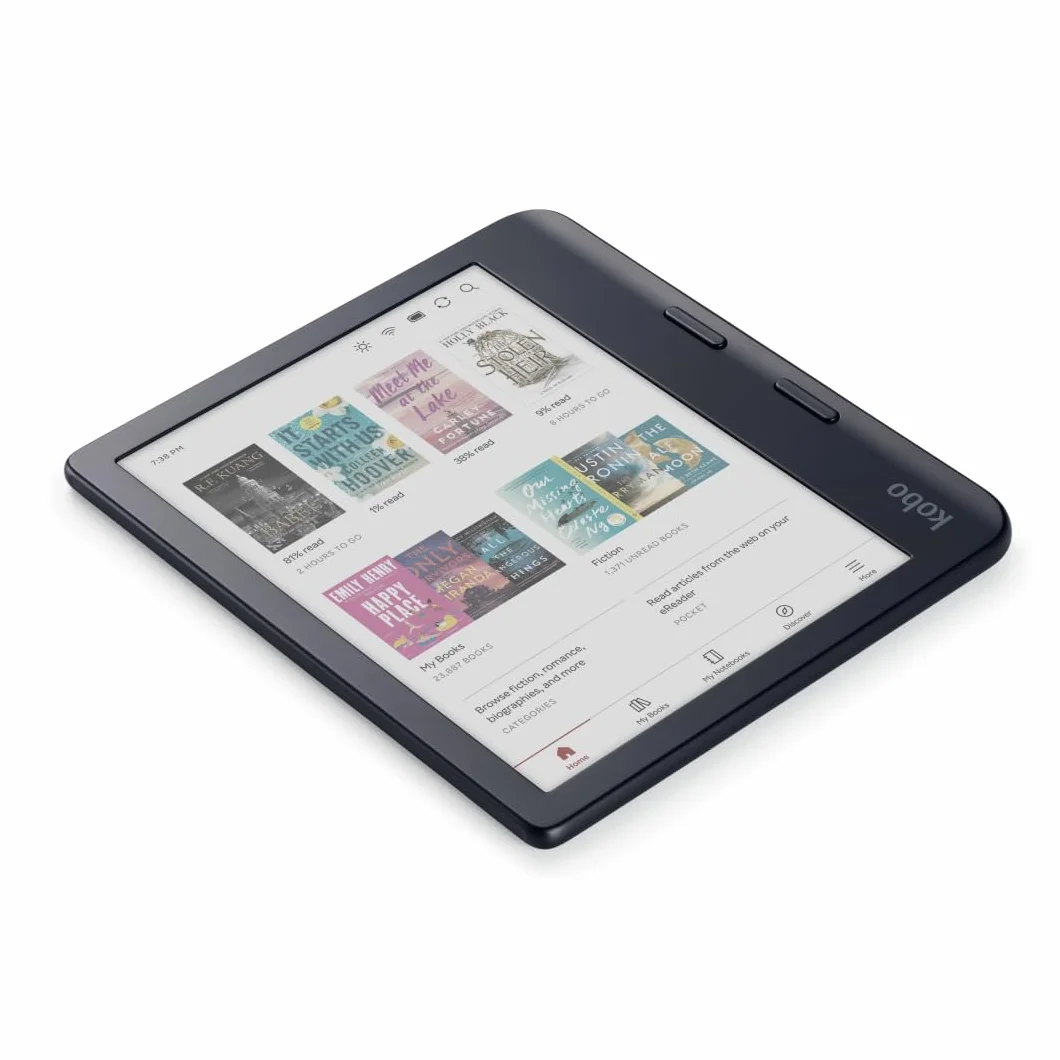 Kobo Libra Colour eReader 7-calowy E Ink Kaleido 3 32 GB Wodoodporny Czarny