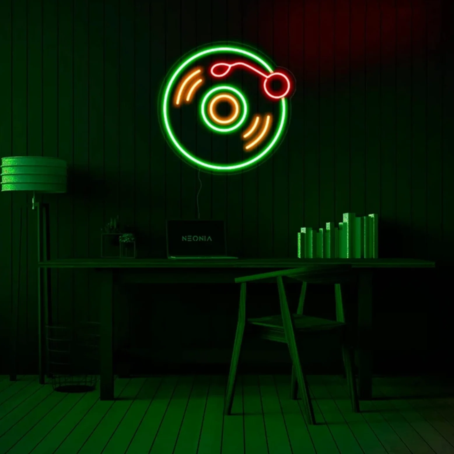 Nagrywanie Neon znak nagraniowy studio Neon światło znak DJ Winylowy Dekor Wall Wall Decor muzyka impreza klub sypialnia dekoracje ścienne lekkie muzyka,G