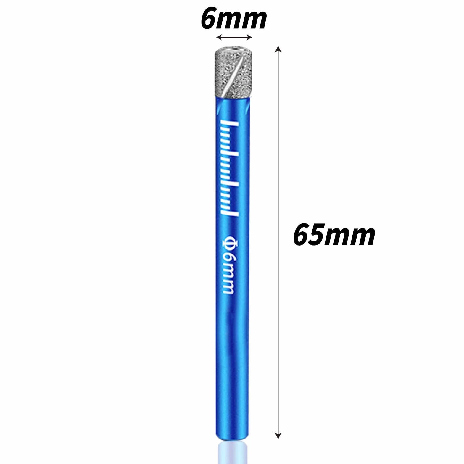 Wiertło Diamentowe 6 mm, Wiertło Do Płytek Do Ceramiki, Granitu, Szkła, Porcelany, Szlifierki Kątowej