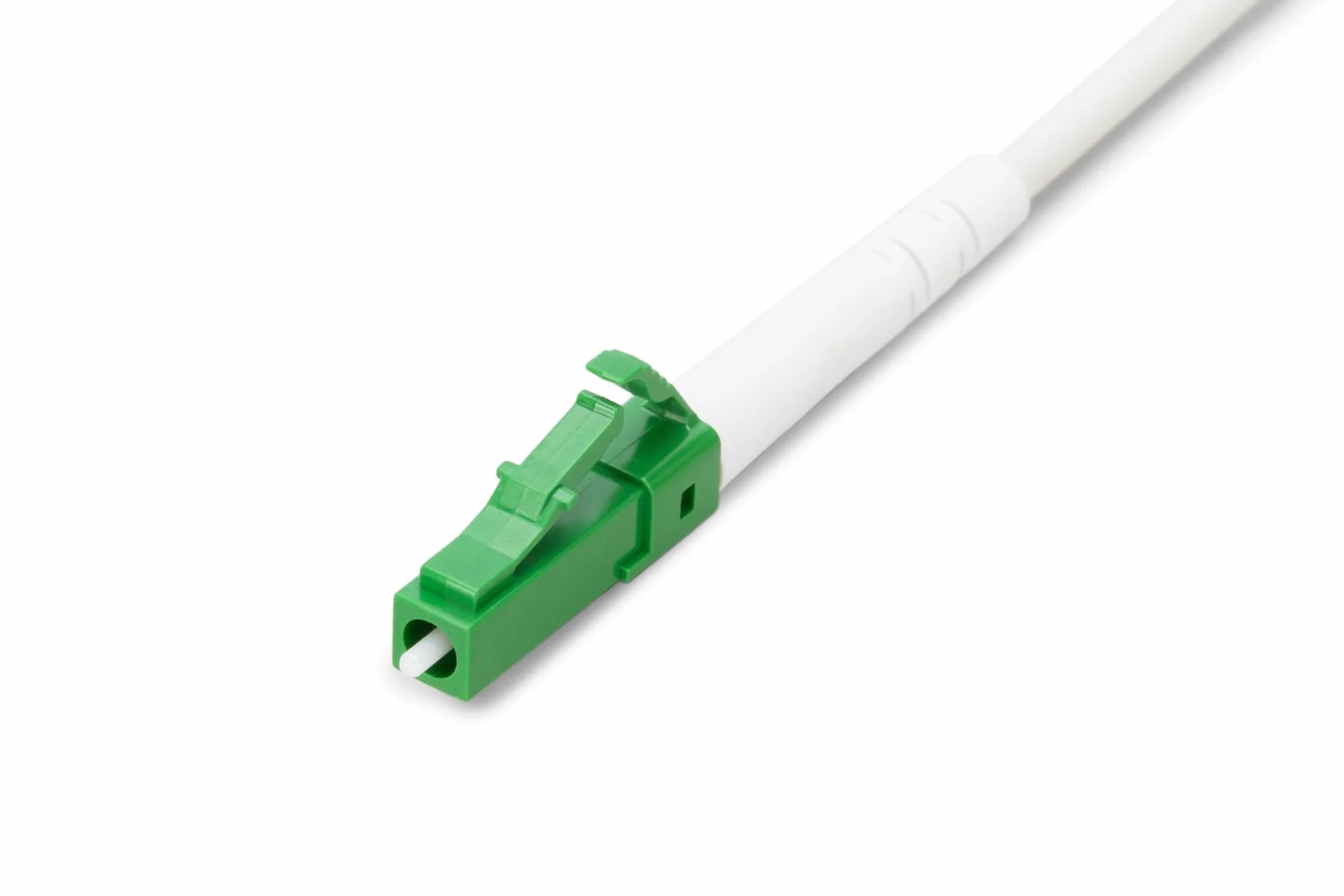 DIGITUS Kabel FTTH Drop – OS2 – jednomodowy – 30 m – 1 włókno – złącze LC-APC – wstępnie konfekcjonowany – zoptymalizowany pod kątem zginania G.657A2 – nadający się do wdmuchiwania – kabel – biały