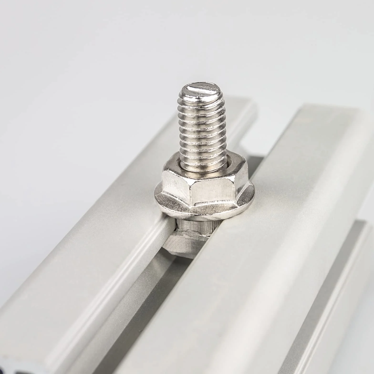 QUARKZMAN 10 sztuk śrub z rowkiem T, M8 x 16 mm, śruba z łbem młotkowym, śruba T do 4040 serii T profil aluminiowy, stal nierdzewna 304, kolor srebrny
