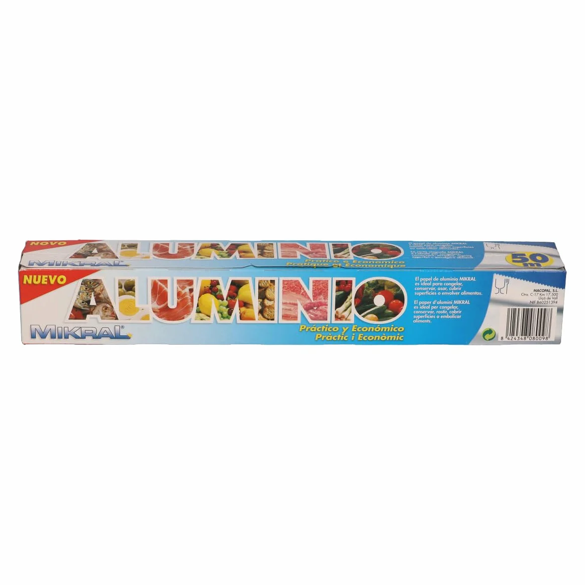 Bunzl Folia aluminiowa - 30 cm x 50 m