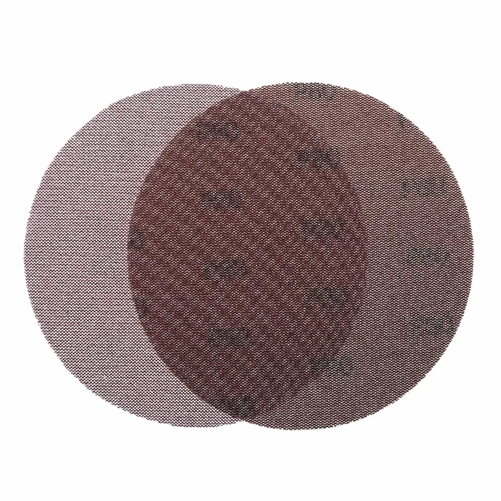10 szt. 9-calowych, bezpyłowych tarcz ściernych z siatką - papier ścierny z haczykiem i pętelką do szlifowania na sucho (ziarno 80-600)(600grit)