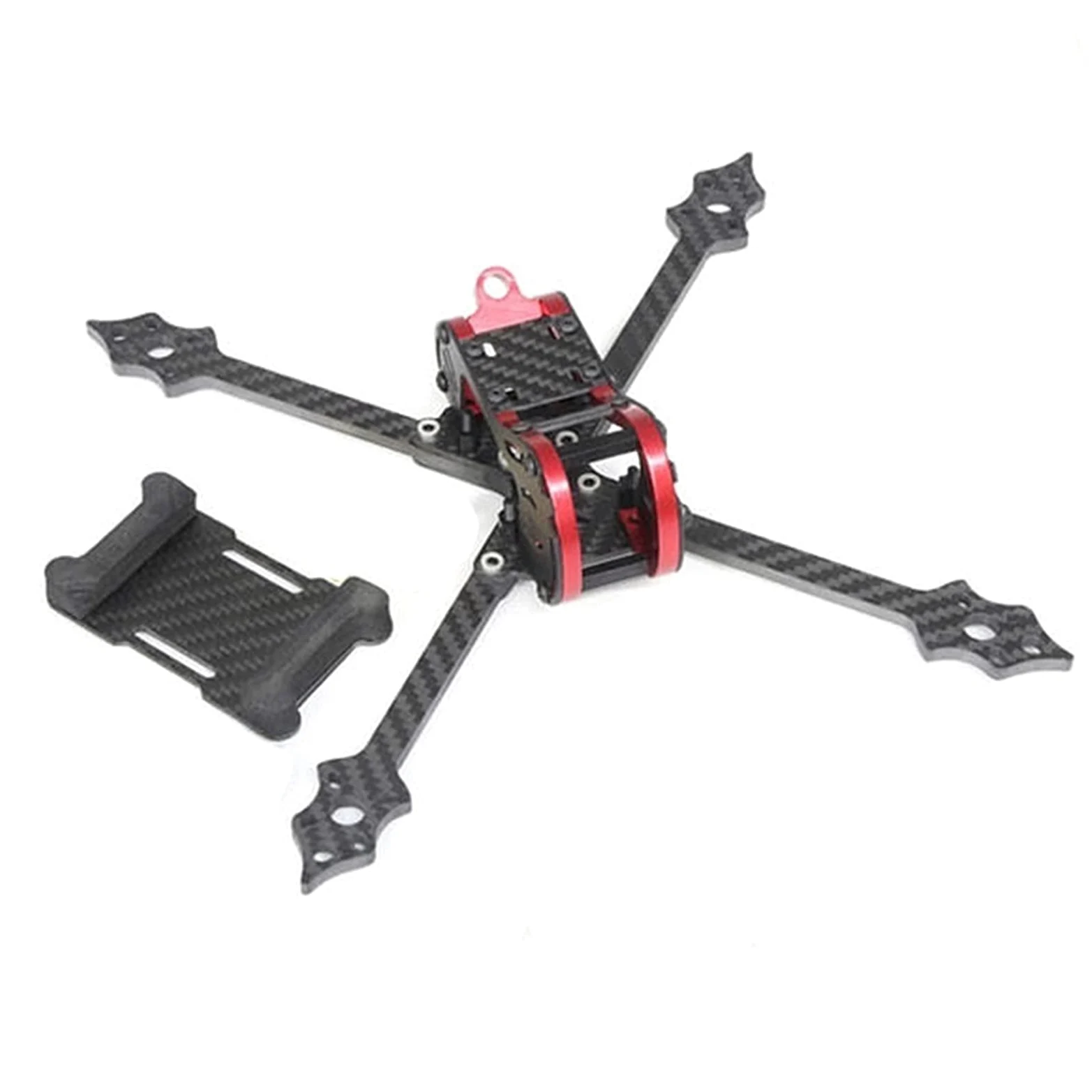 Akcesoria X218 218MM rozstaw osi zestaw ze szkieletem 4MM dzielony stojak z włókna węglowego dla majsterkowiczów FPV Racing Drone Quadcopter akcesoria do stojaków części