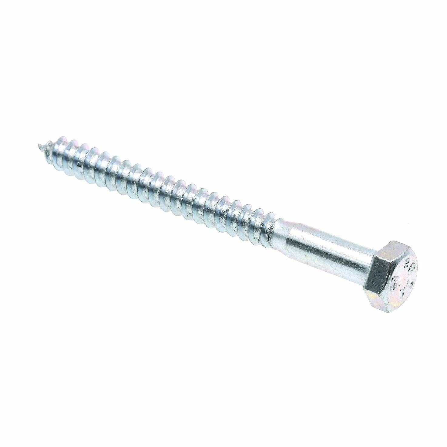 Prime-Line Produkty 9055762 śruba do wbijania, łba sześciokątna, 1,7 cm x 8,5 cm, stal cynkowana galwanicznie, opakowanie 50 sztuk
