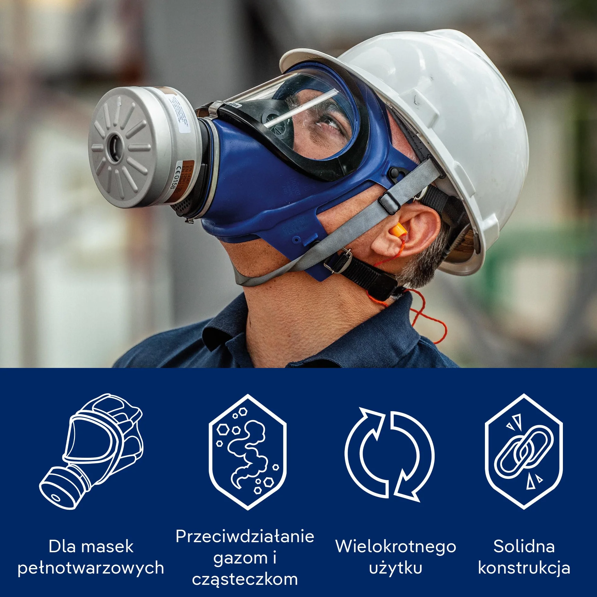 Dräger Filtr kombinowany 1140 A2 P3 R D 6738860 1 szt