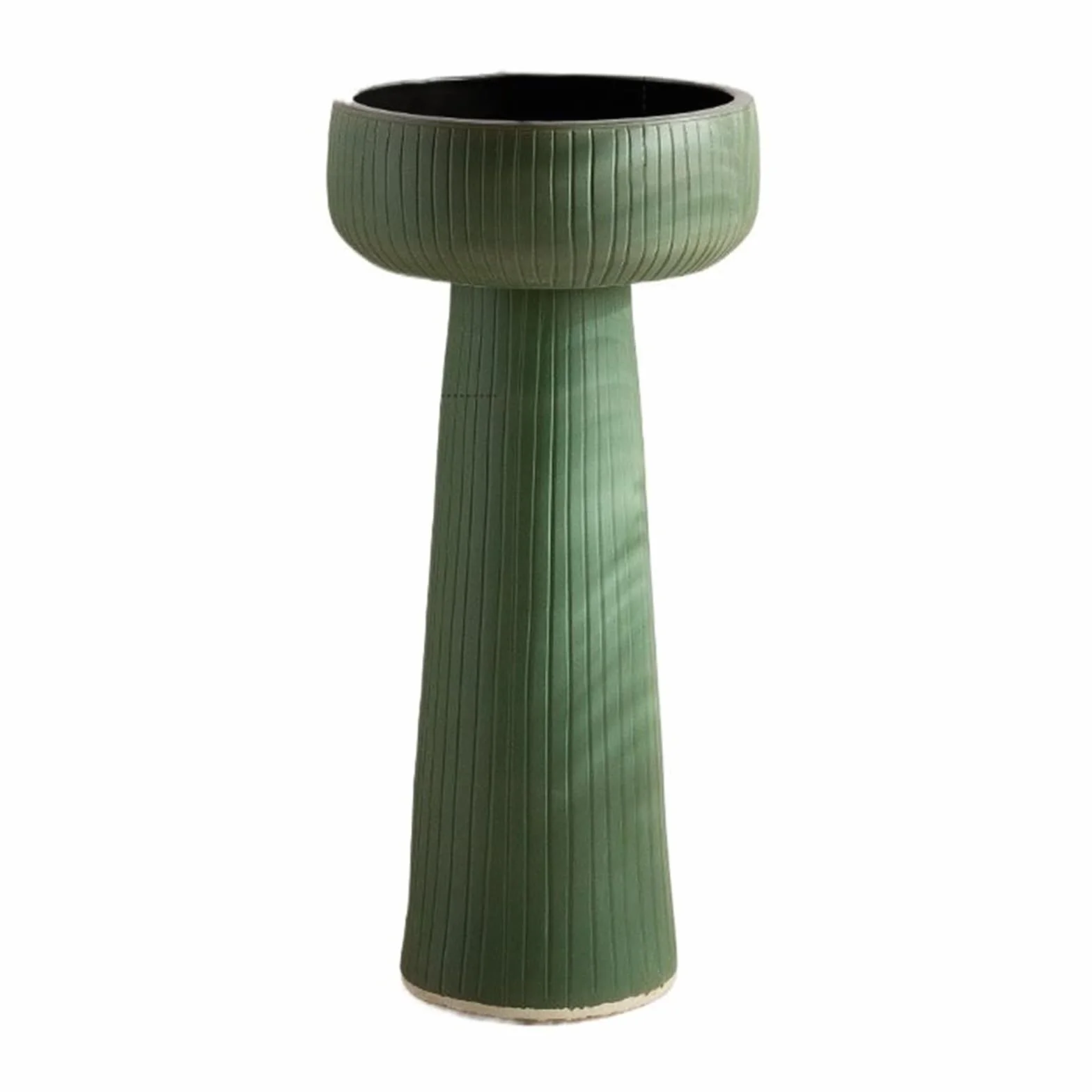 Umywalka Nablatowa Do Małej Łazienki W Stylu Vintage, Umywalka Stojąca Do Łazienki, Umywalka Kolumnowa Na Balkonie, Umywalka Ceramiczna Na Postumencie, Zielona(003)