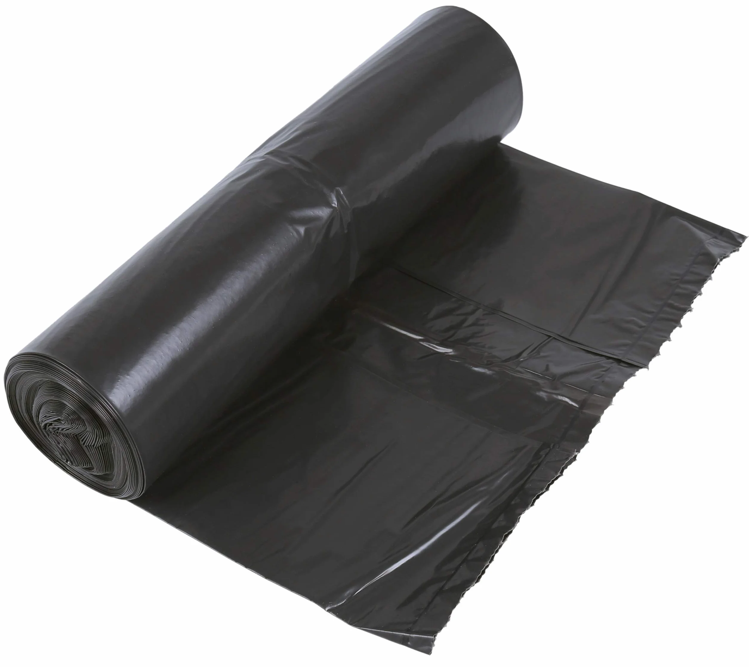 Czarne worki na śmieci, wytrzymałe LDPE 35l 50 worków