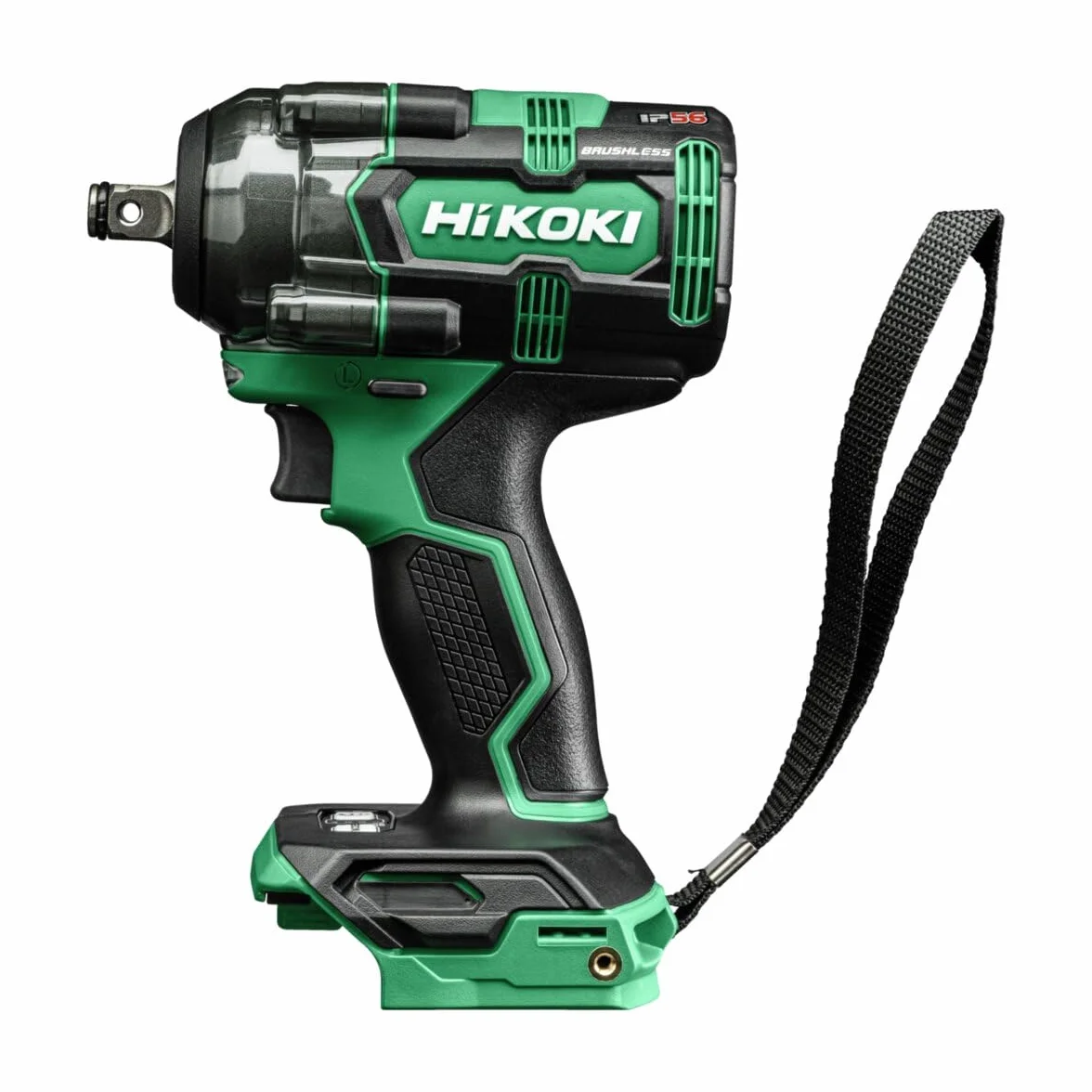 Hikoki Wkrętarka impulsowa 18 V, 345 Nm, bezszczotkowa, przyłącze ramowe 1/2 IP56, tylko korpus, walizka do układania w stosy.