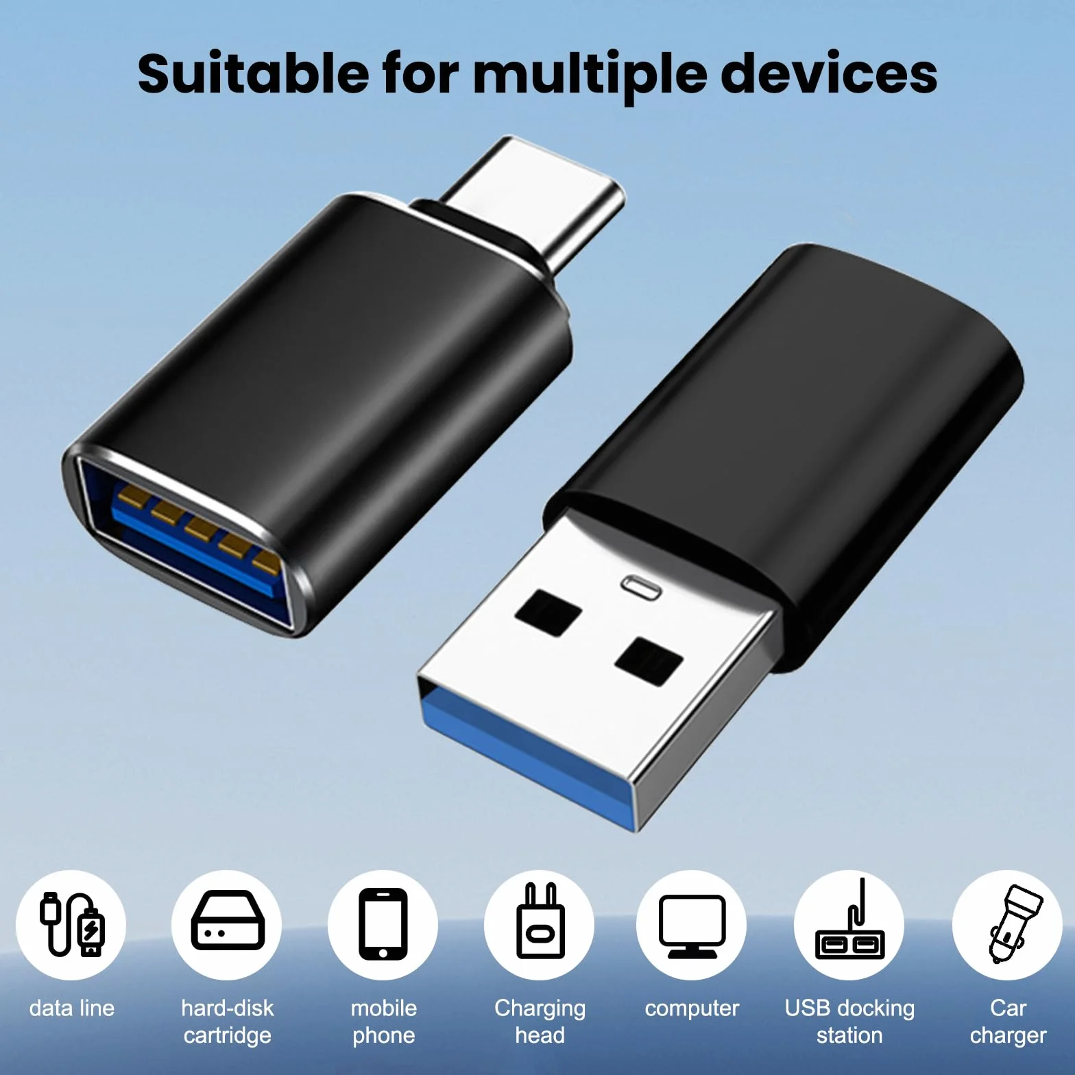 Przejściówka USB C na USB - Adapter USB C na USB, USB na USB C